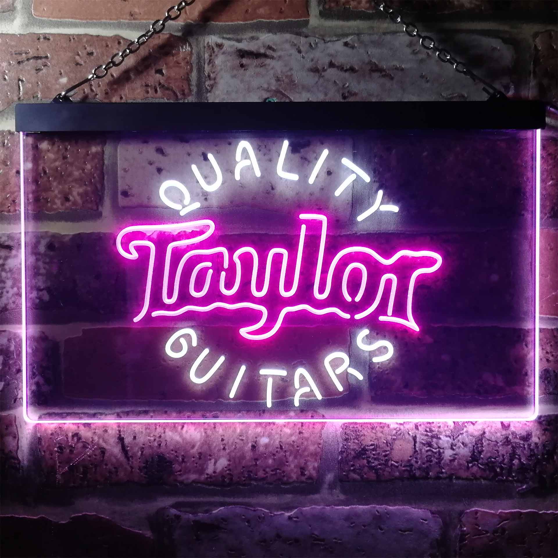 Taylor Guitar Music Dual Color LED Light Sign ProLedSign