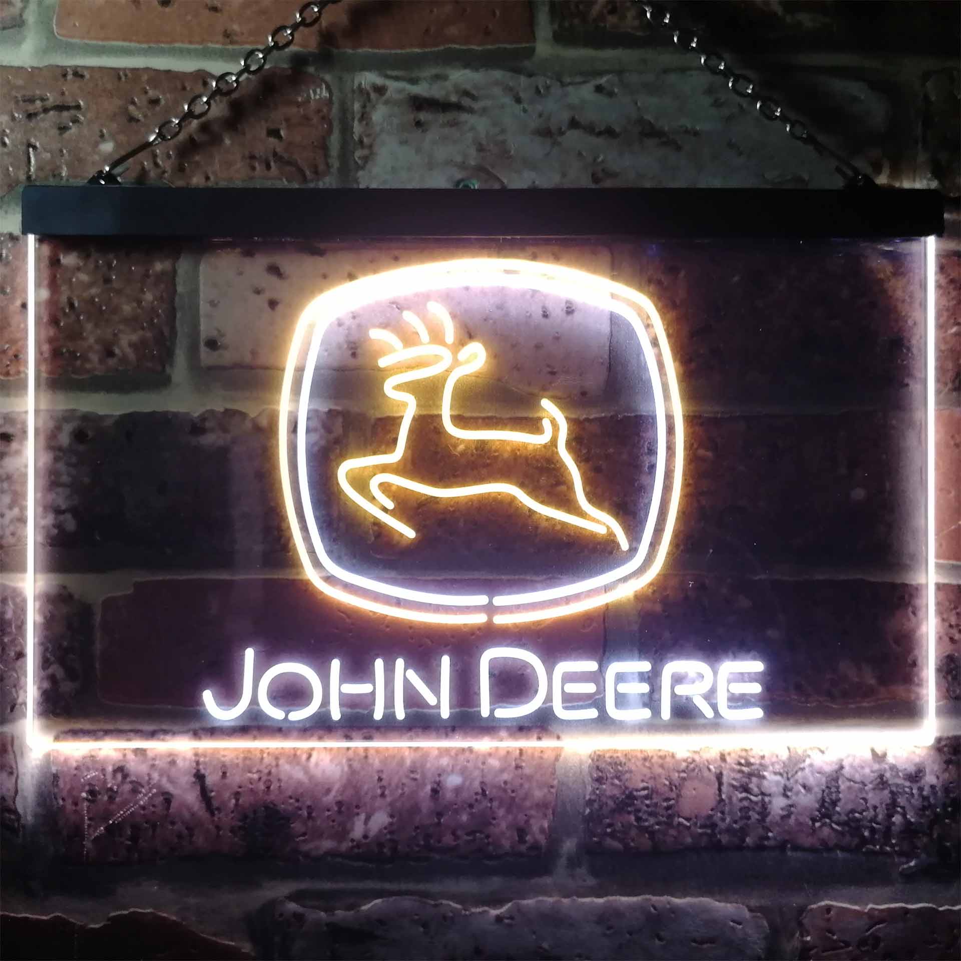 John Deere Equipment Led Neon Light Up Sign