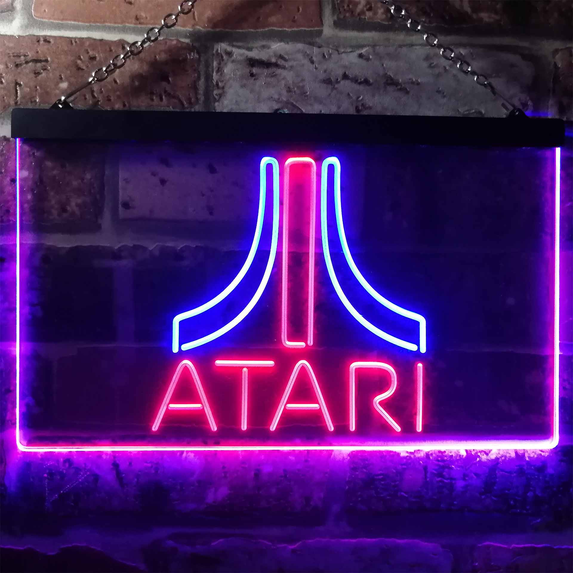 Atari Game Room Garage Neon-Like LED Light Sign