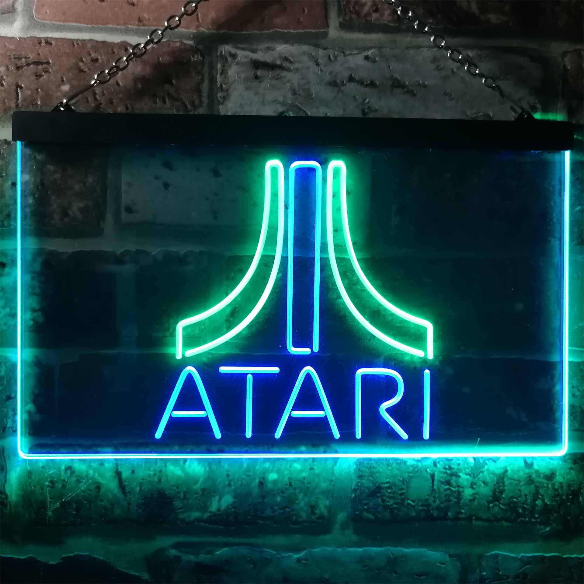 Atari Game Room Garage Neon-Like LED Light Sign