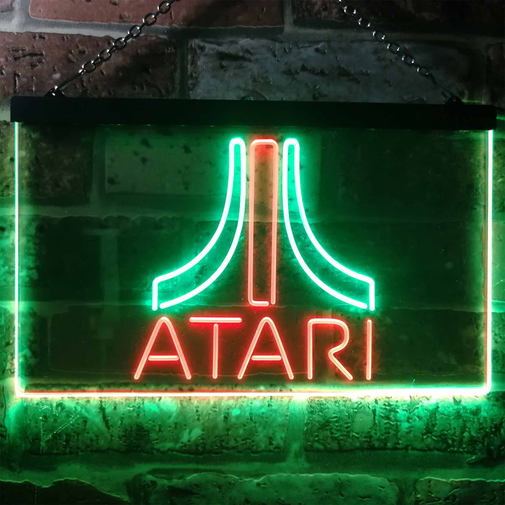 Atari Game Room Garage Neon-Like LED Light Sign