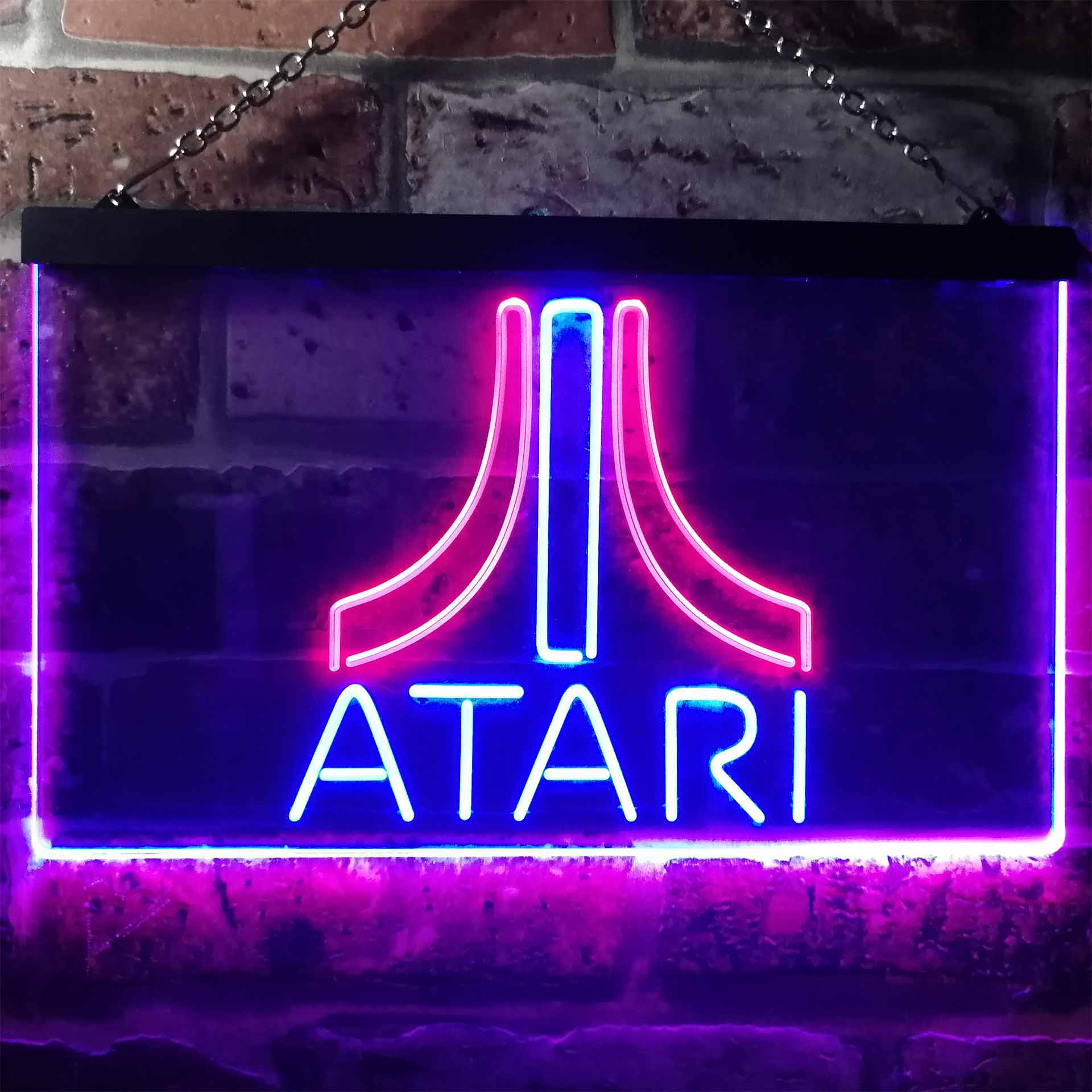 Atari Game Room Garage Neon-Like LED Light Sign