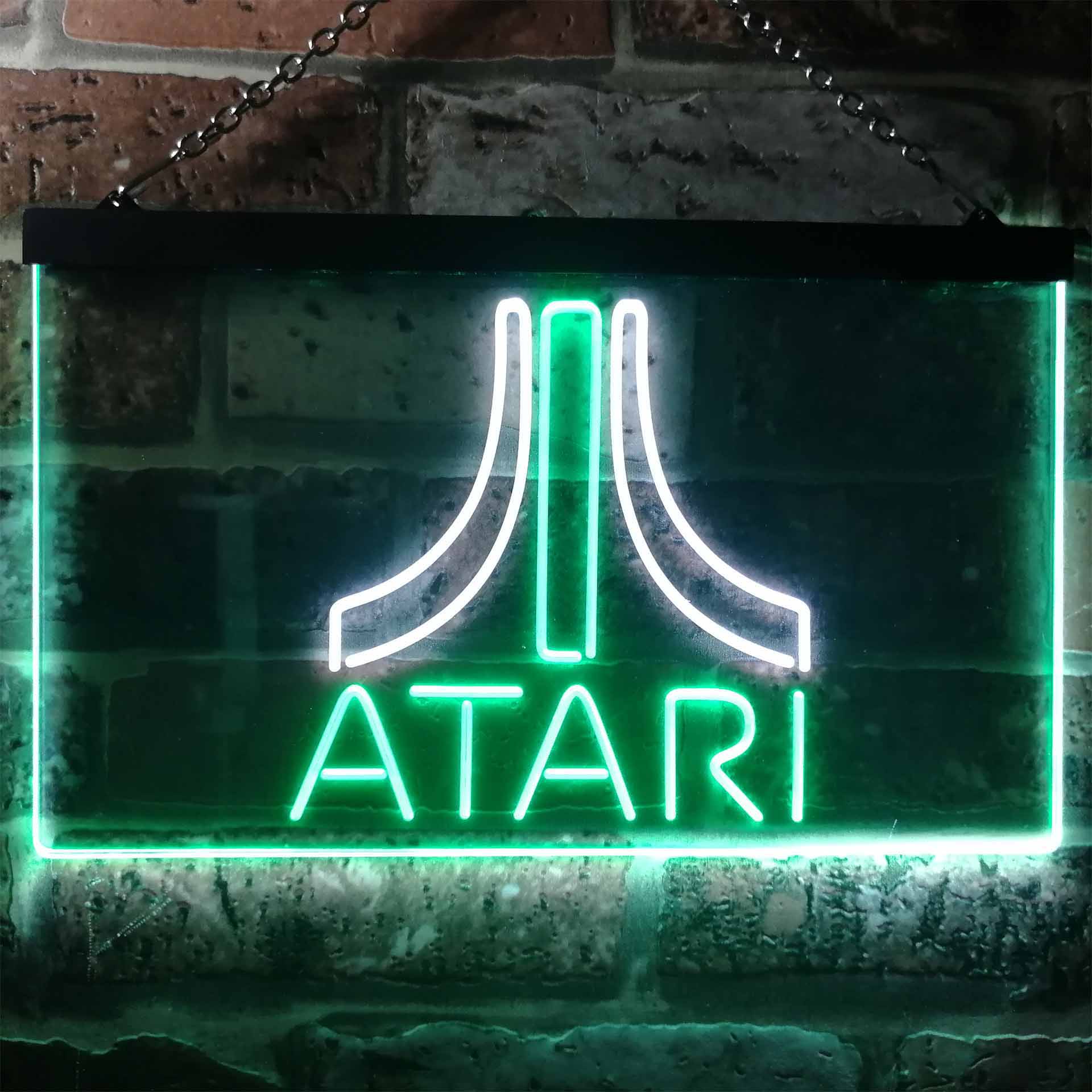 Atari Game Room Garage Neon-Like LED Light Sign