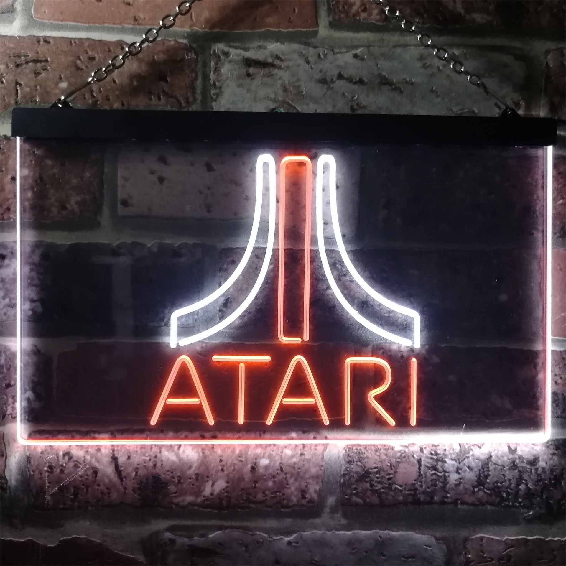 Atari Game Room Garage Neon-Like LED Light Sign