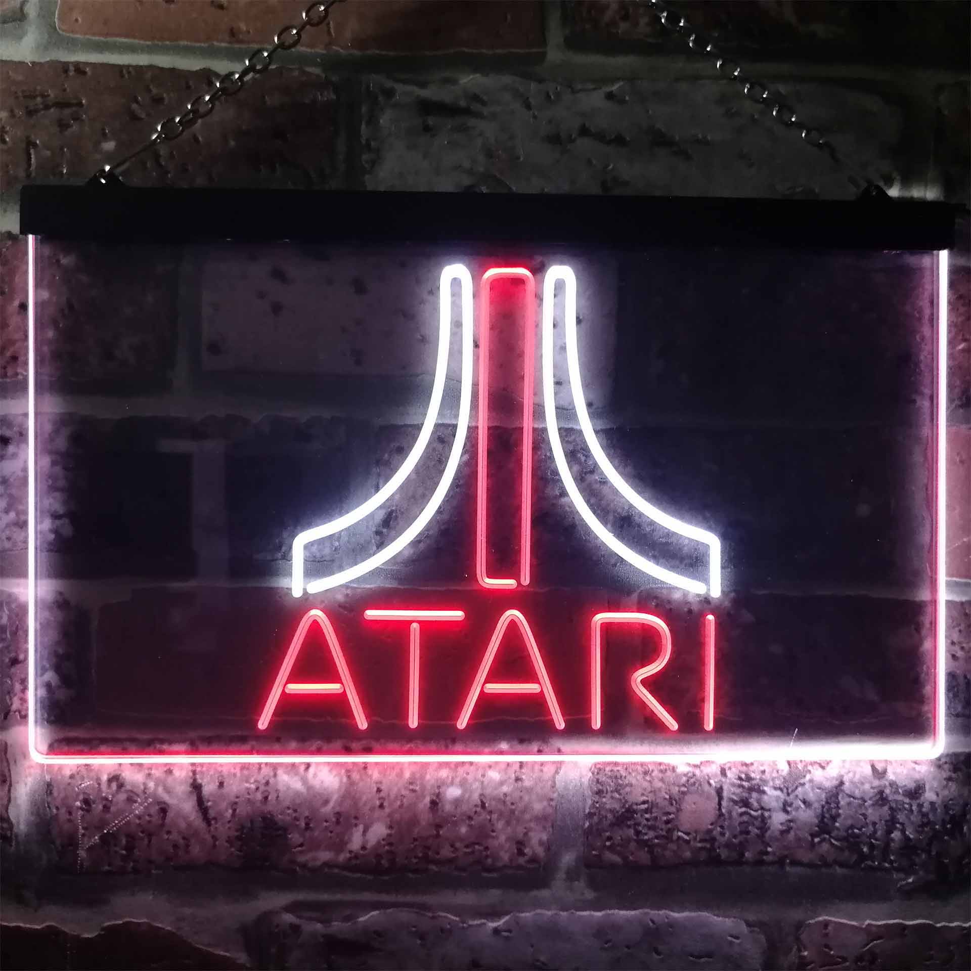 Atari Game Room Garage Neon-Like LED Light Sign