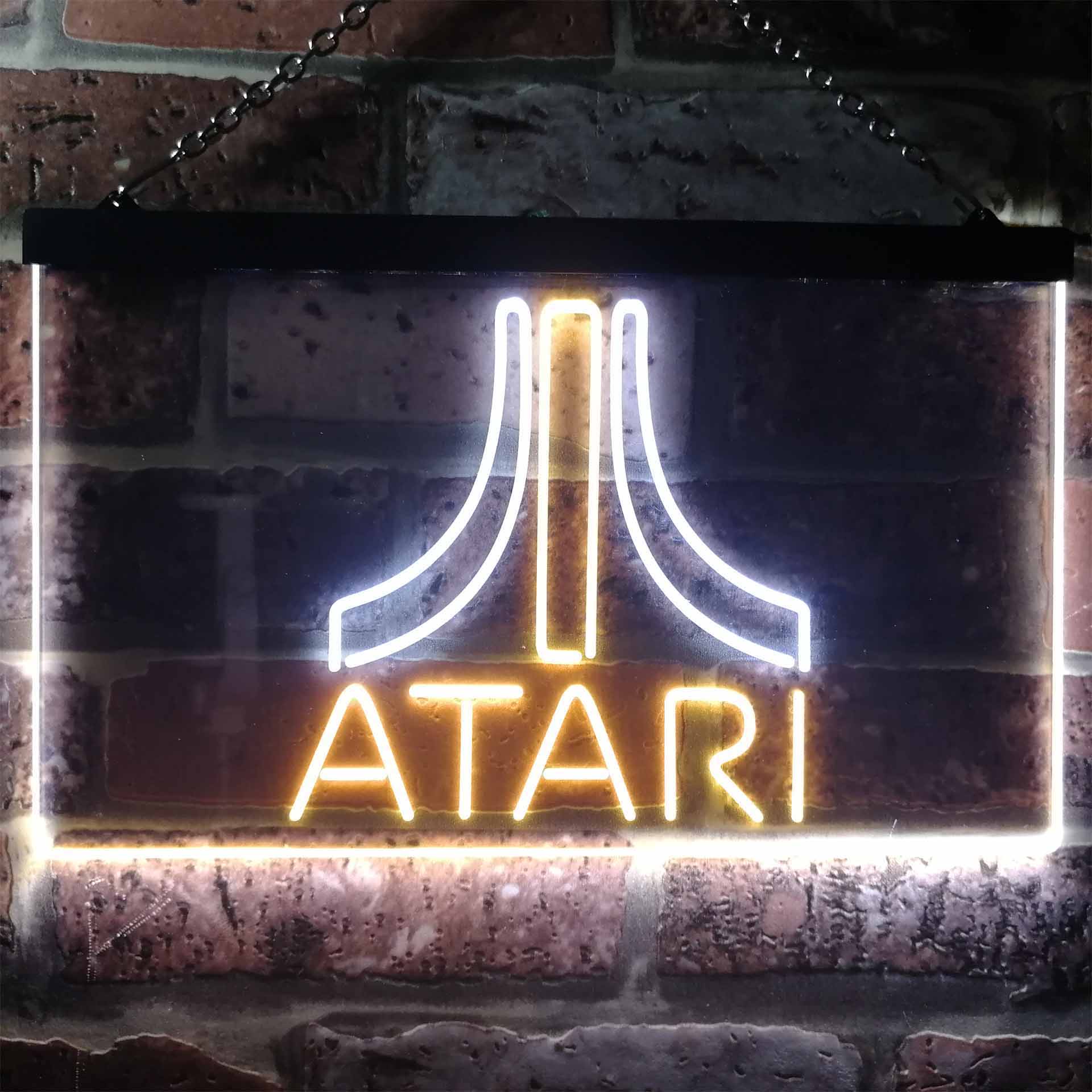 Atari Game Room Garage Neon-Like LED Light Sign