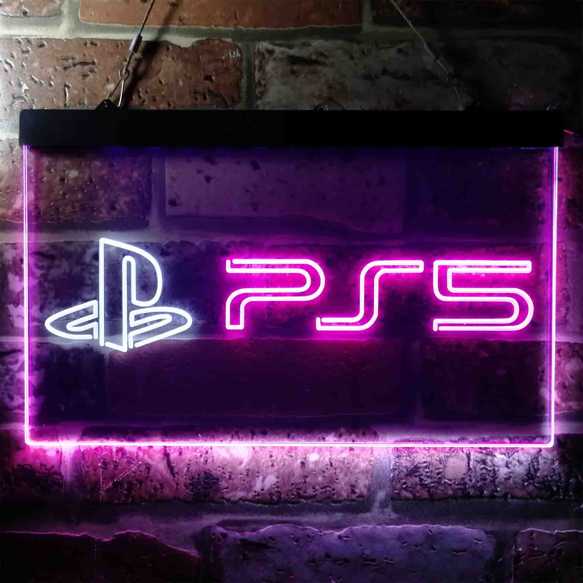 PS5 Playstation 5 Game Room Neon-Like LED Light Sign