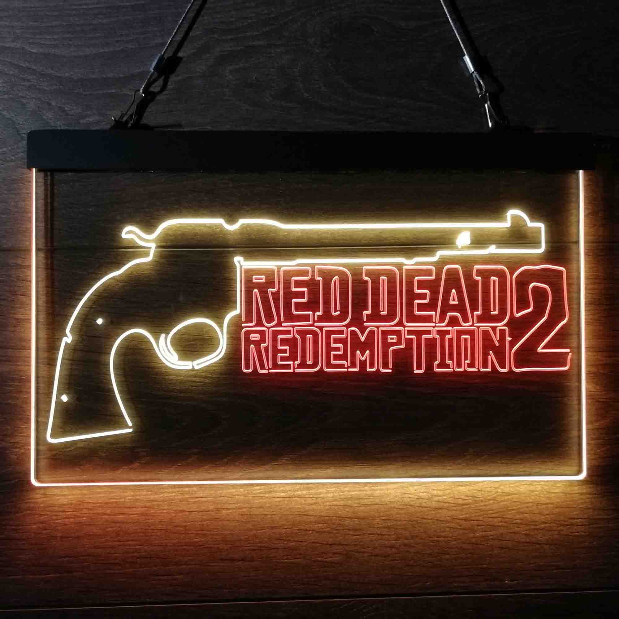 Red Dead Redemption 2 Game Room Neon Light LED Light Sign