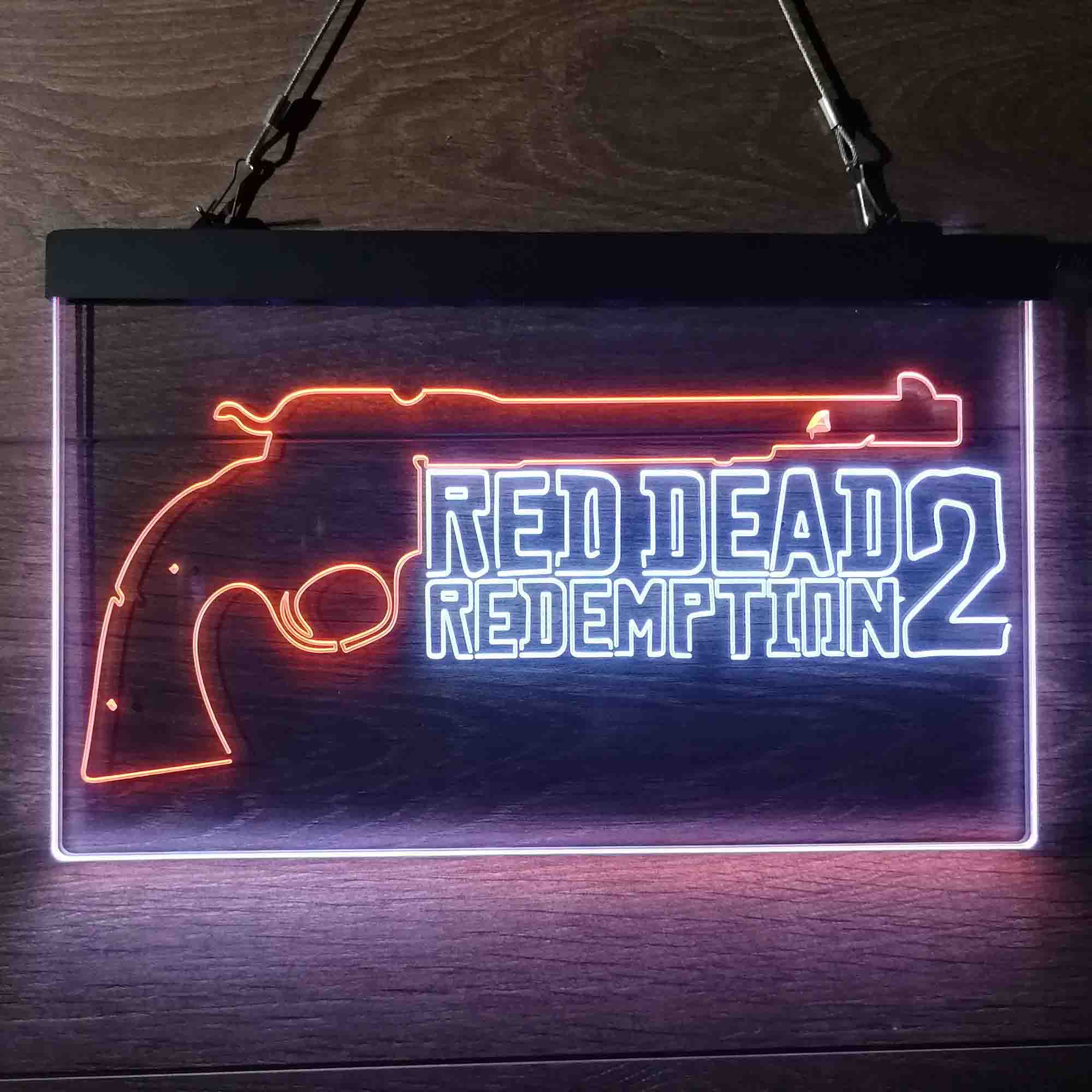 Red Dead Redemption 2 Game Room Neon Light LED Light Sign