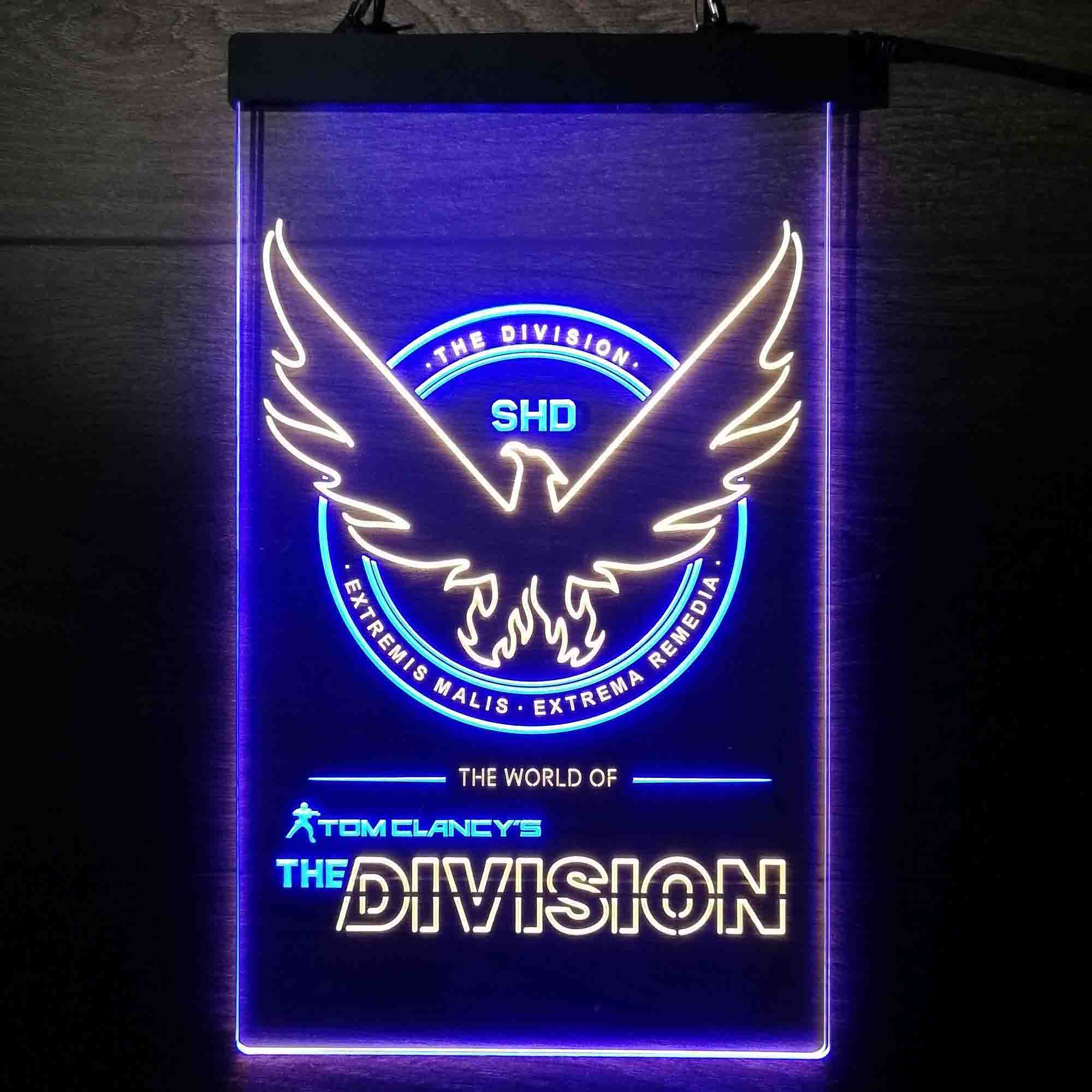 Tom Clancy's the Division Game Room Neon Light LED Light Sign