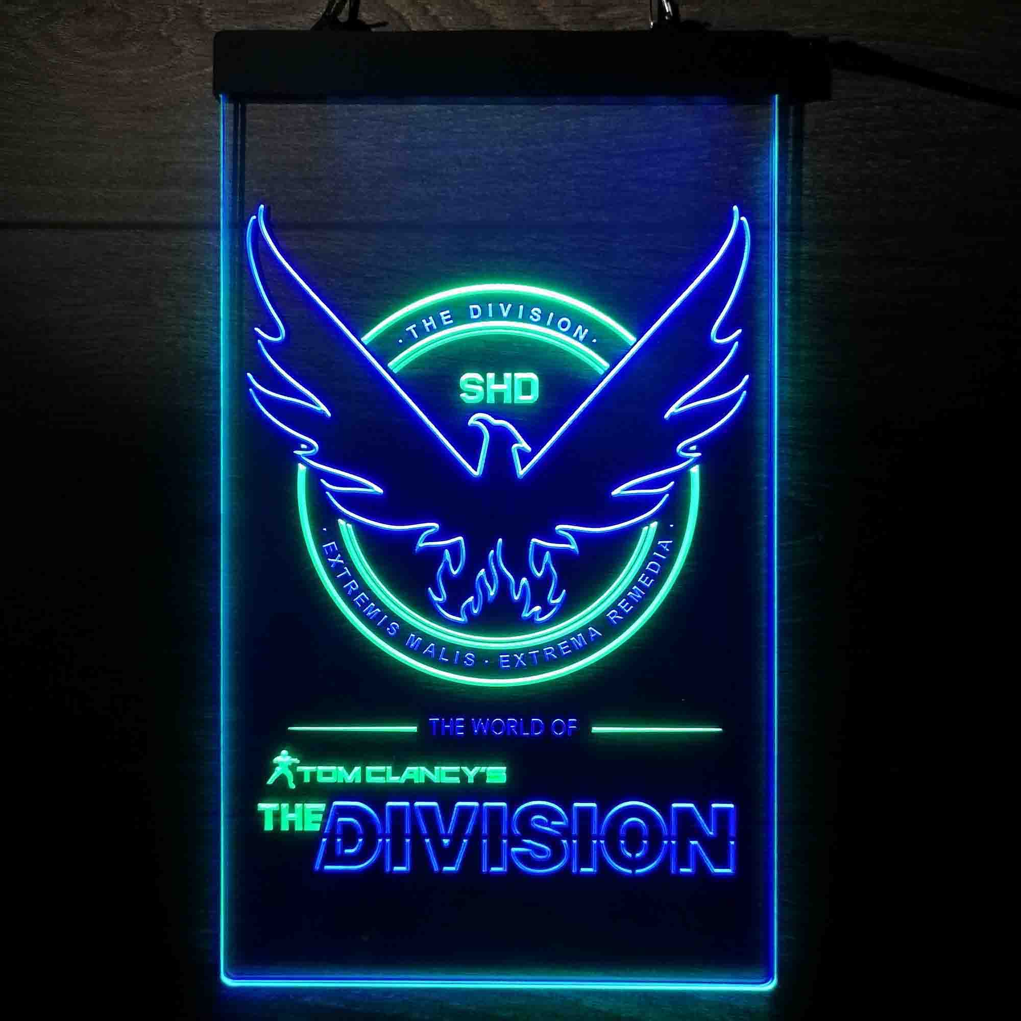 Tom Clancy's the Division Game Room Neon Light LED Light Sign