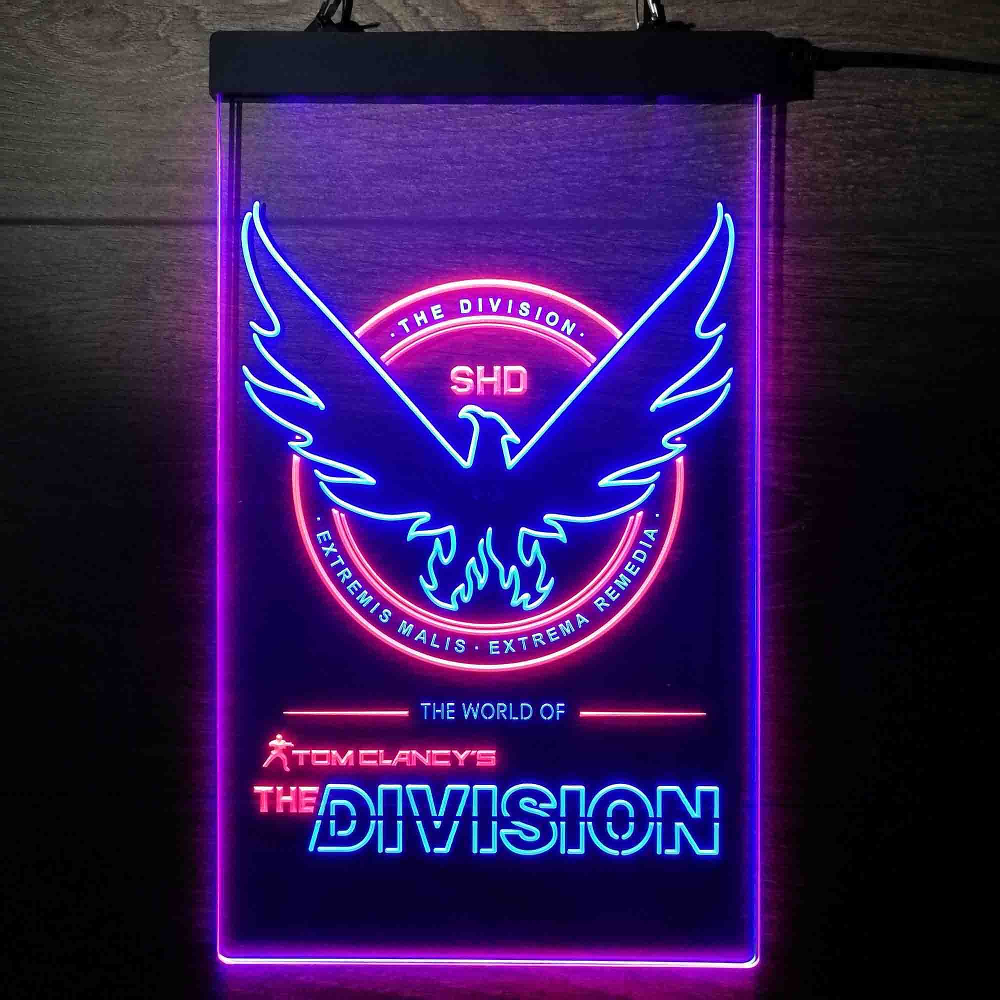 Tom Clancy's the Division Game Room Neon Light LED Light Sign