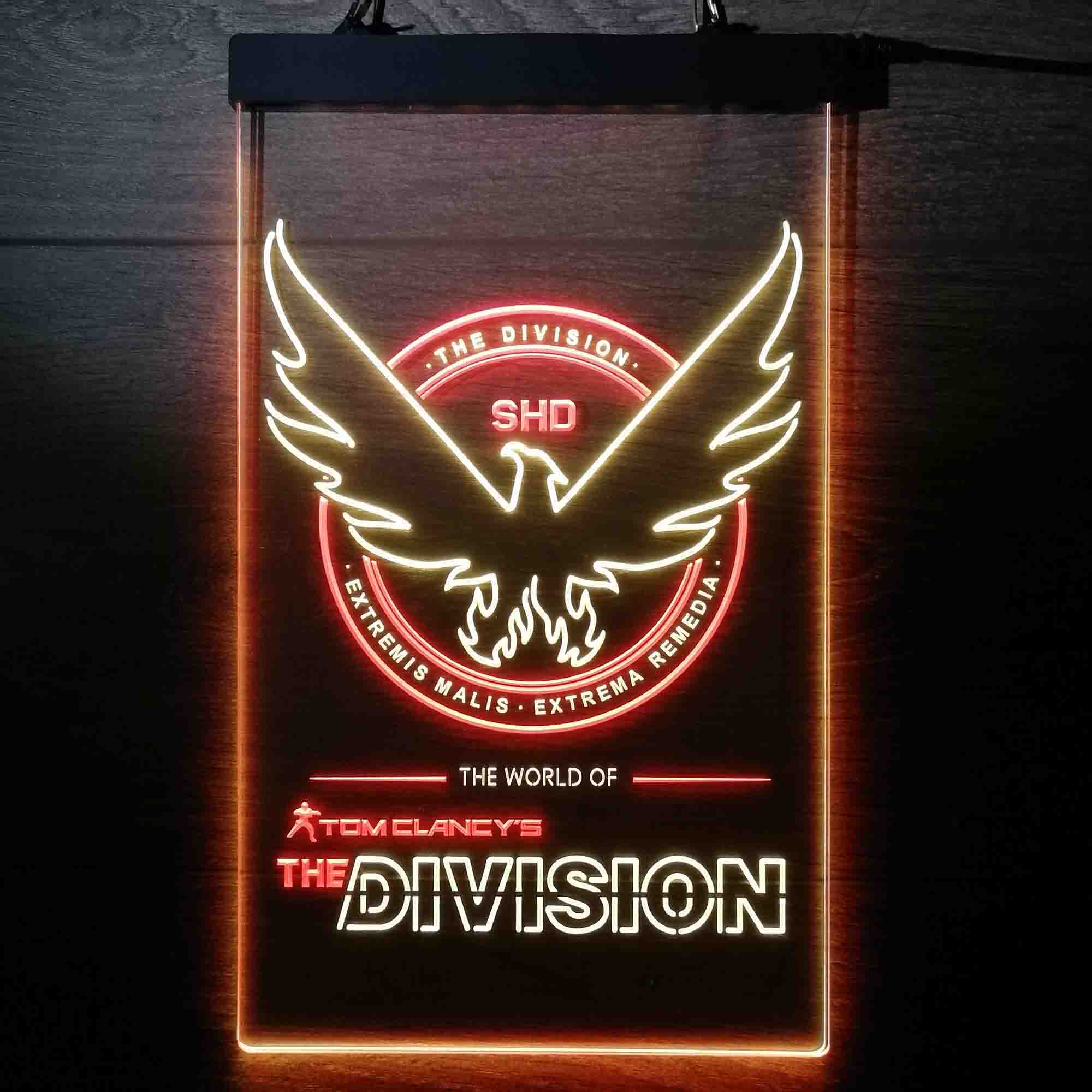 Tom Clancy's the Division Game Room Neon Light LED Light Sign