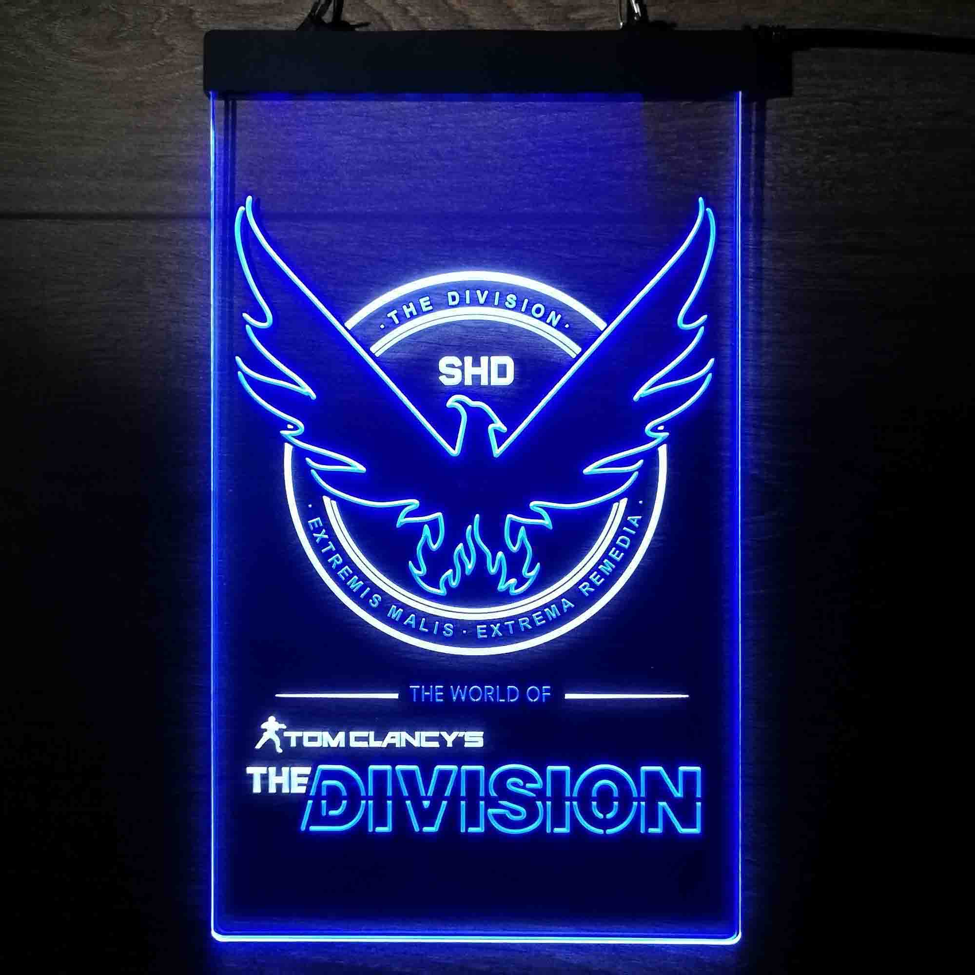 Tom Clancy's the Division Game Room Neon Light LED Light Sign