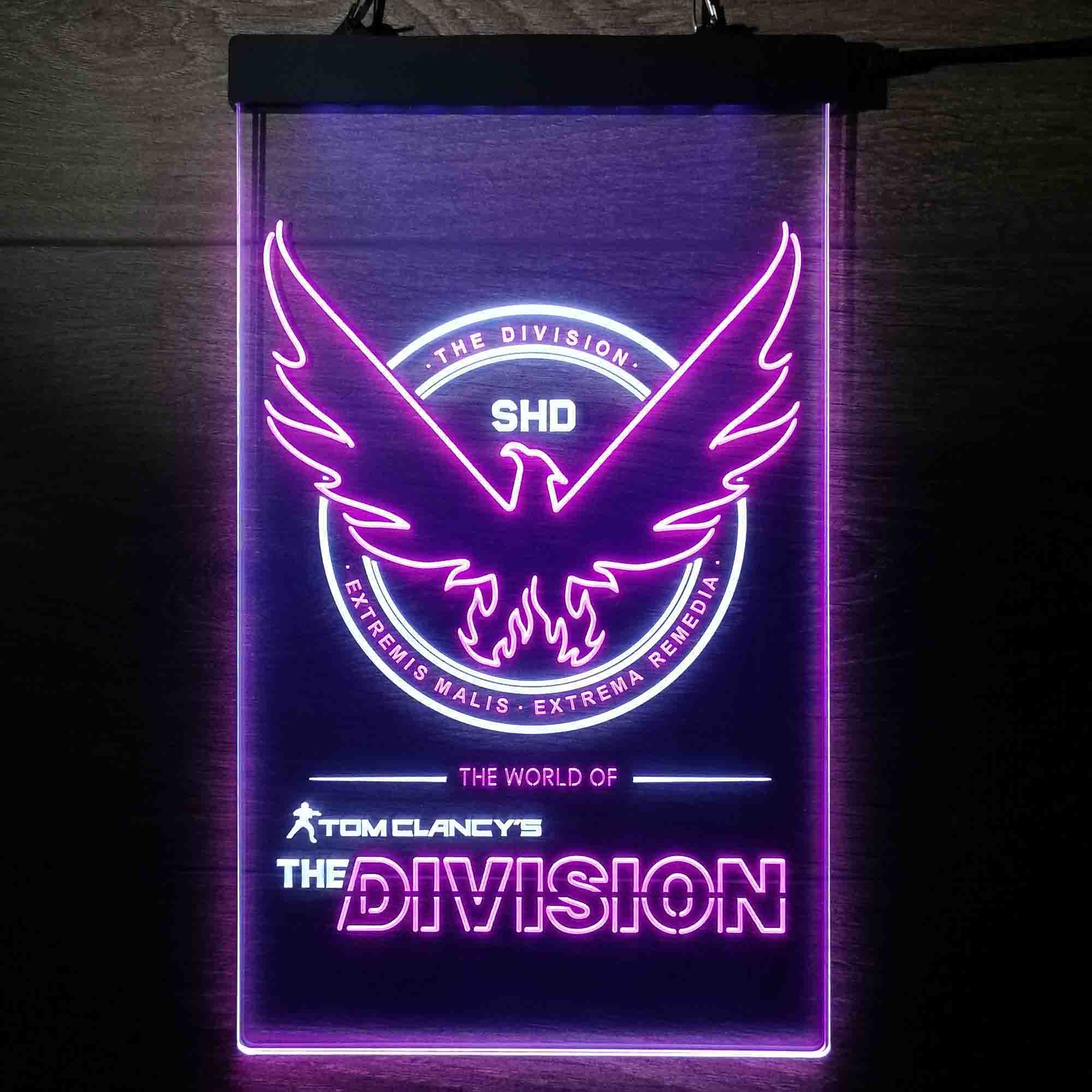 Tom Clancy's the Division Game Room Neon Light LED Light Sign