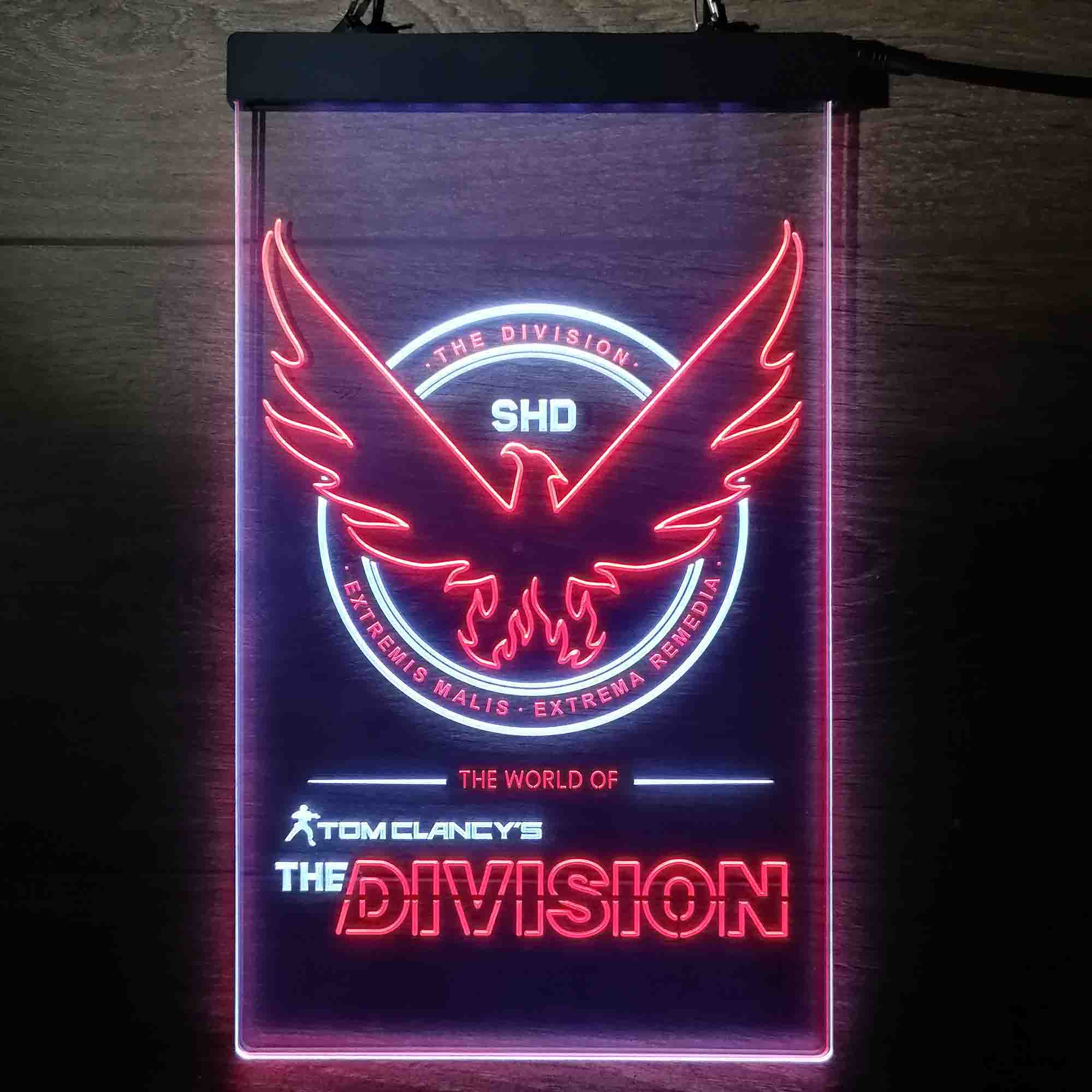 Tom Clancy's the Division Game Room Neon Light LED Light Sign