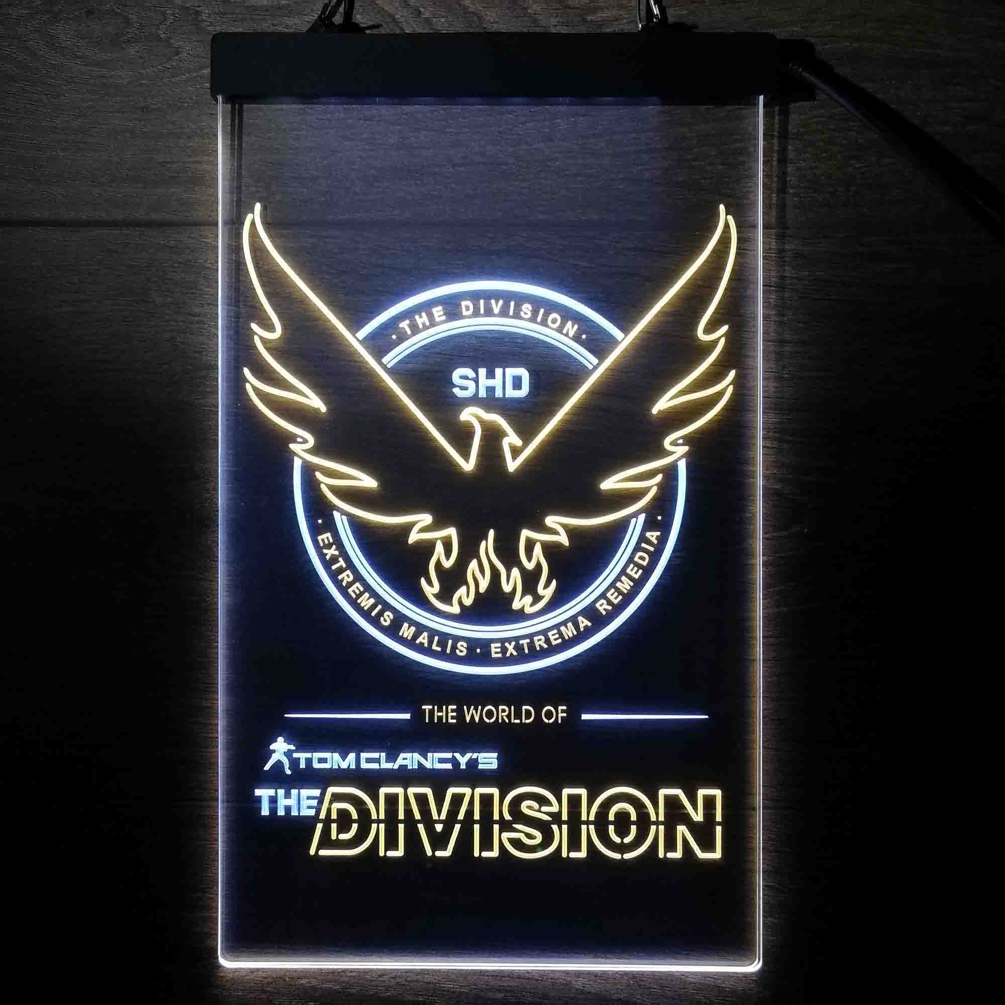 Tom Clancy's the Division Game Room Neon Light LED Light Sign