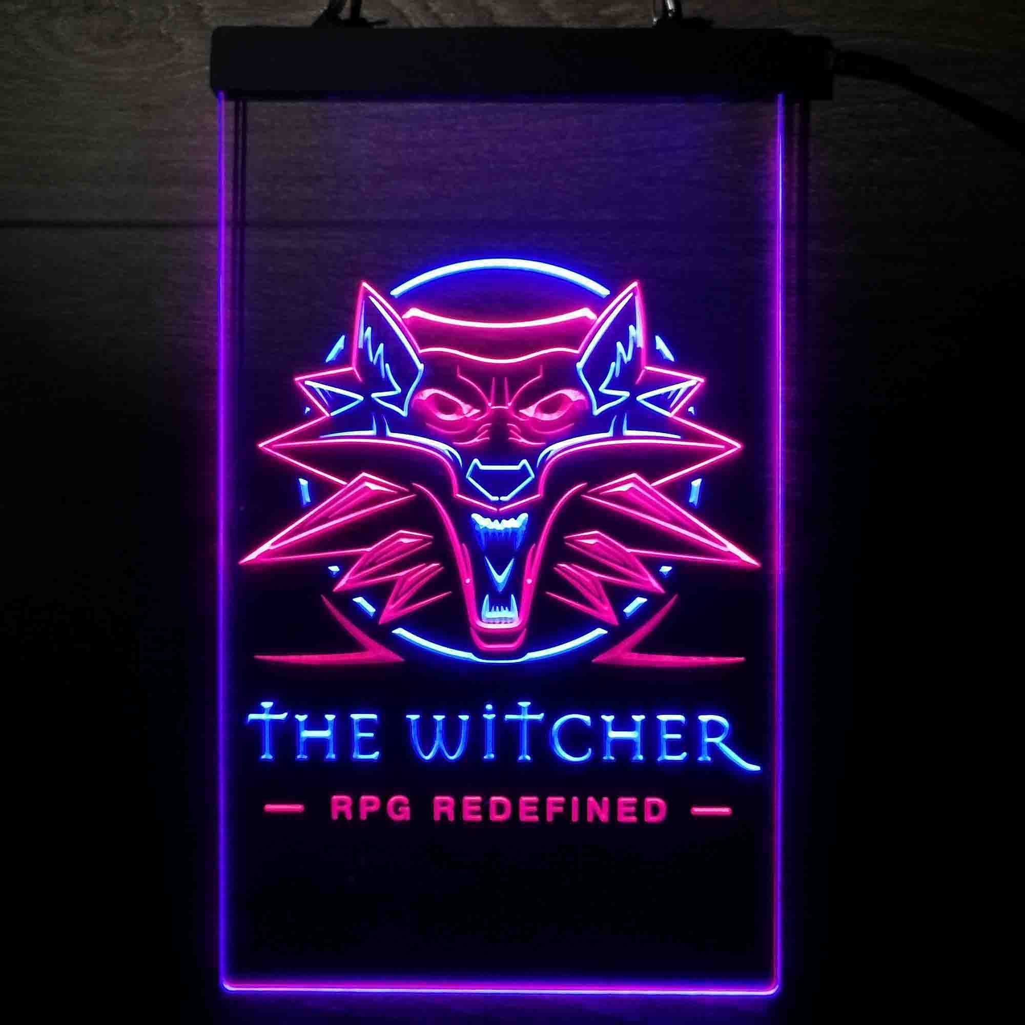 The Witcher 3 Game Geralt Game Room Neon Light LED Light Sign