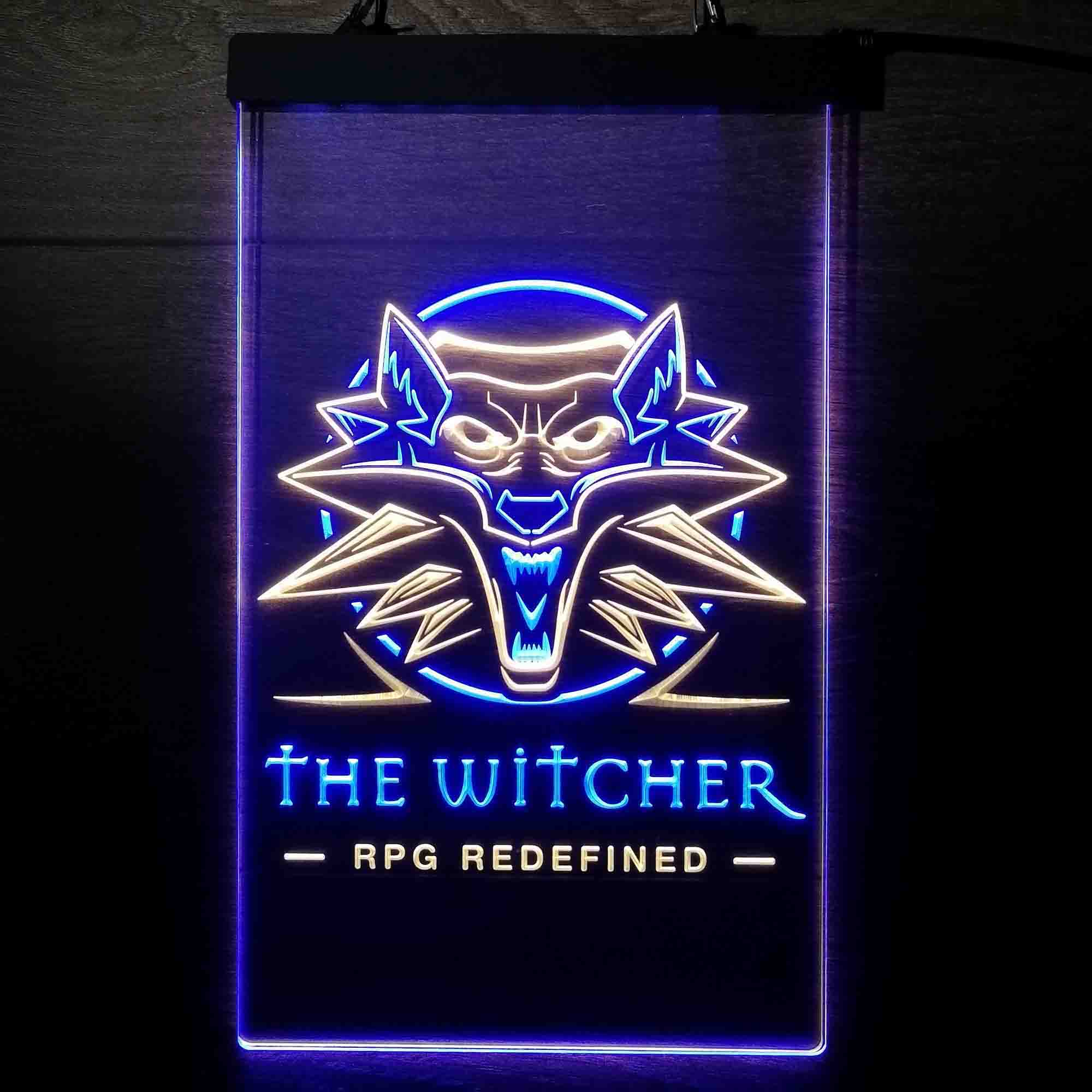 The Witcher 3 Game Geralt Game Room Neon Light LED Light Sign