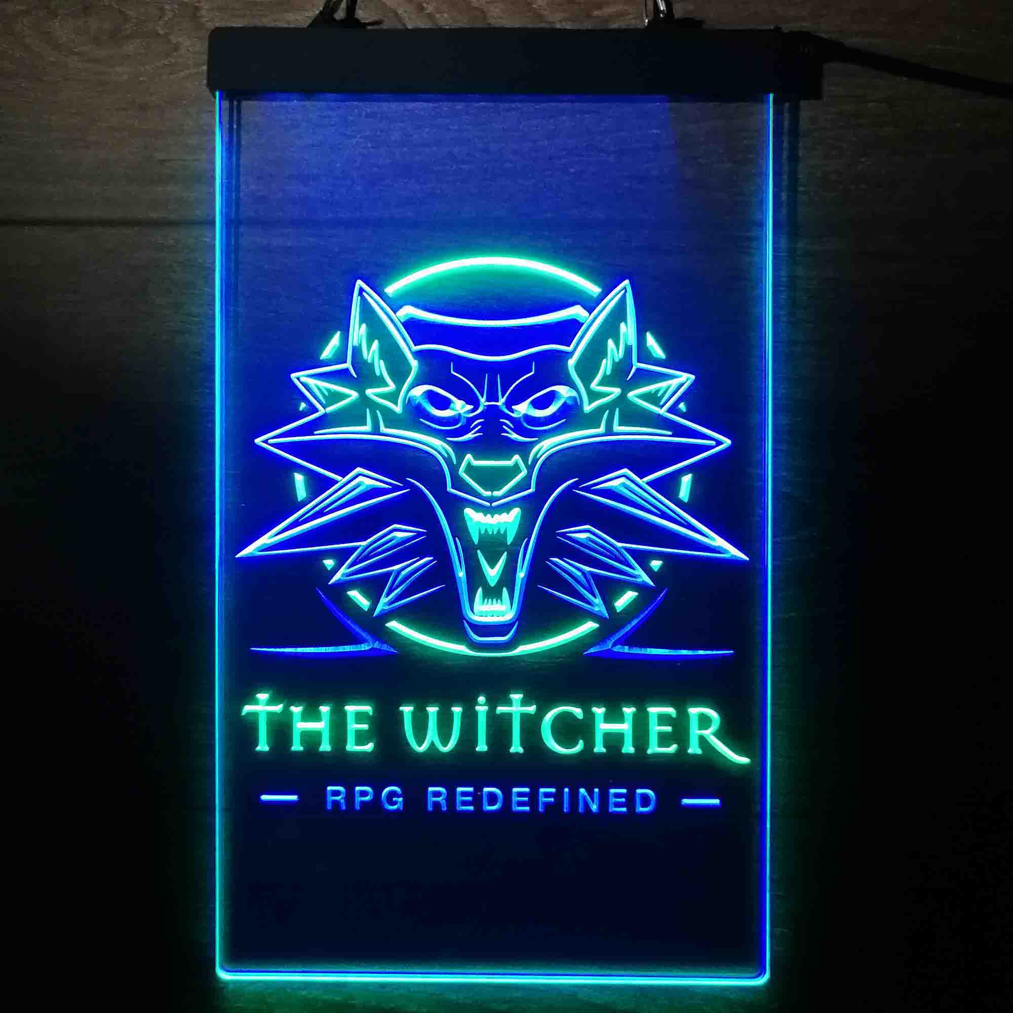 The Witcher 3 Game Geralt Game Room Neon Light LED Light Sign