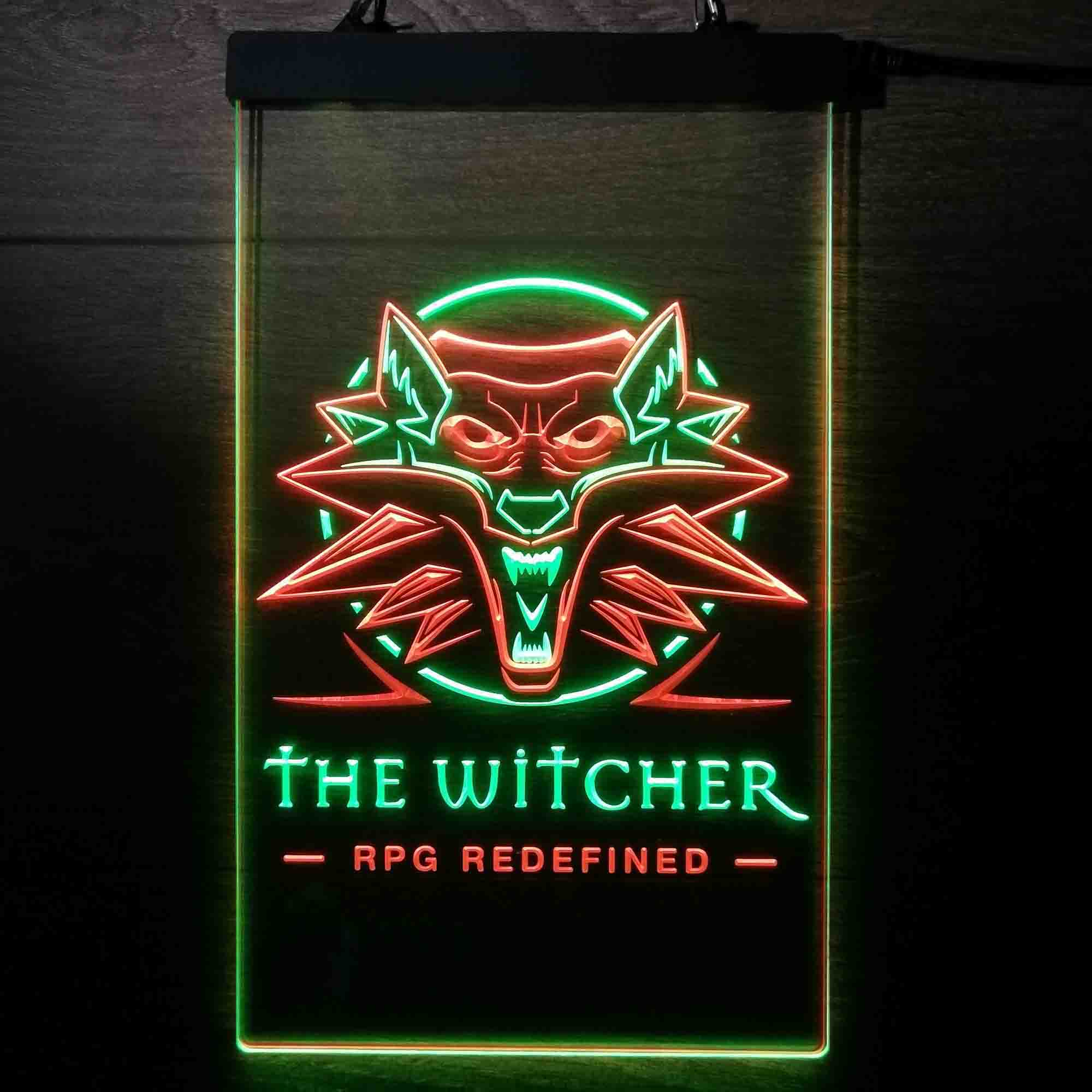 The Witcher 3 Game Geralt Game Room Neon Light LED Light Sign