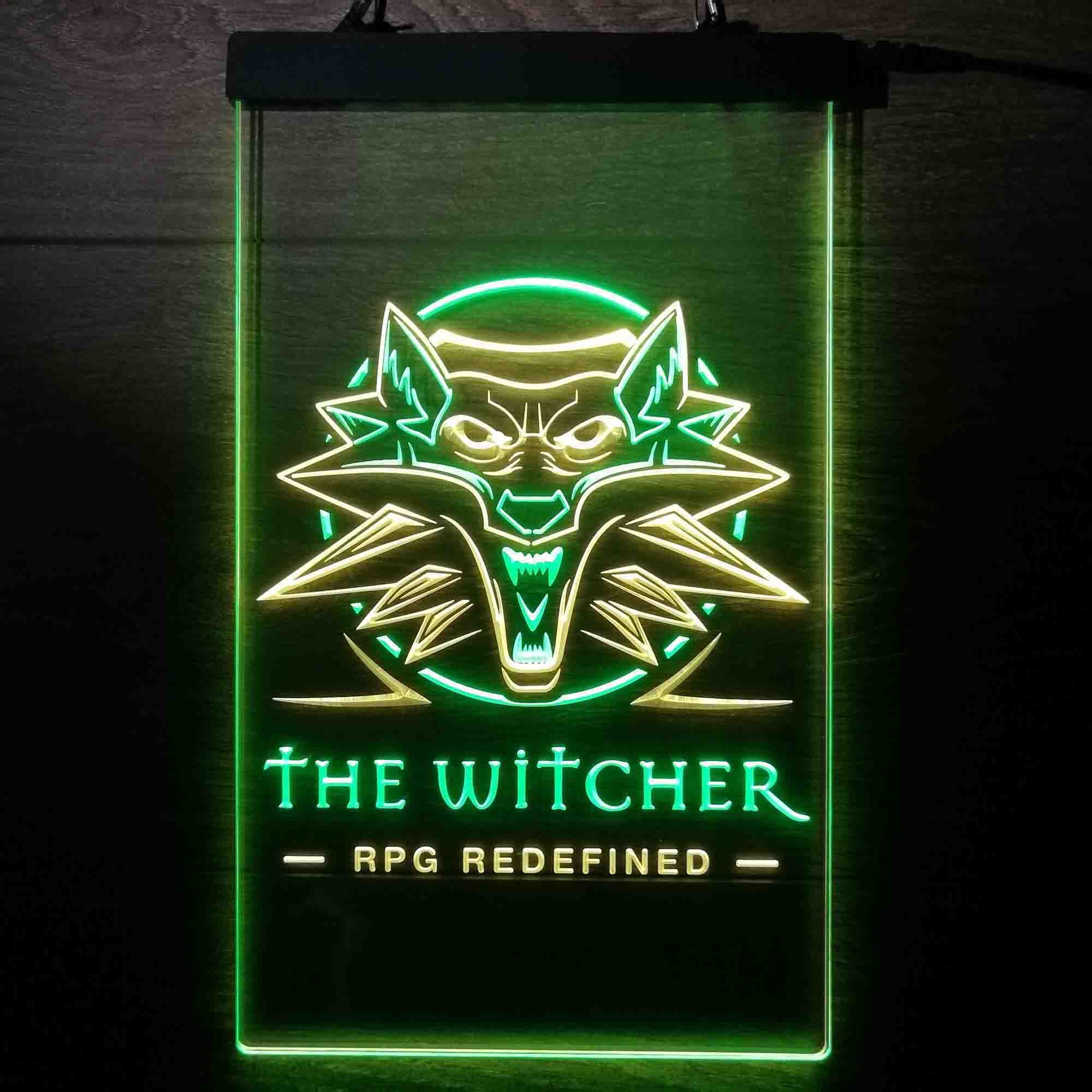 The Witcher 3 Game Geralt Game Room Neon Light LED Light Sign