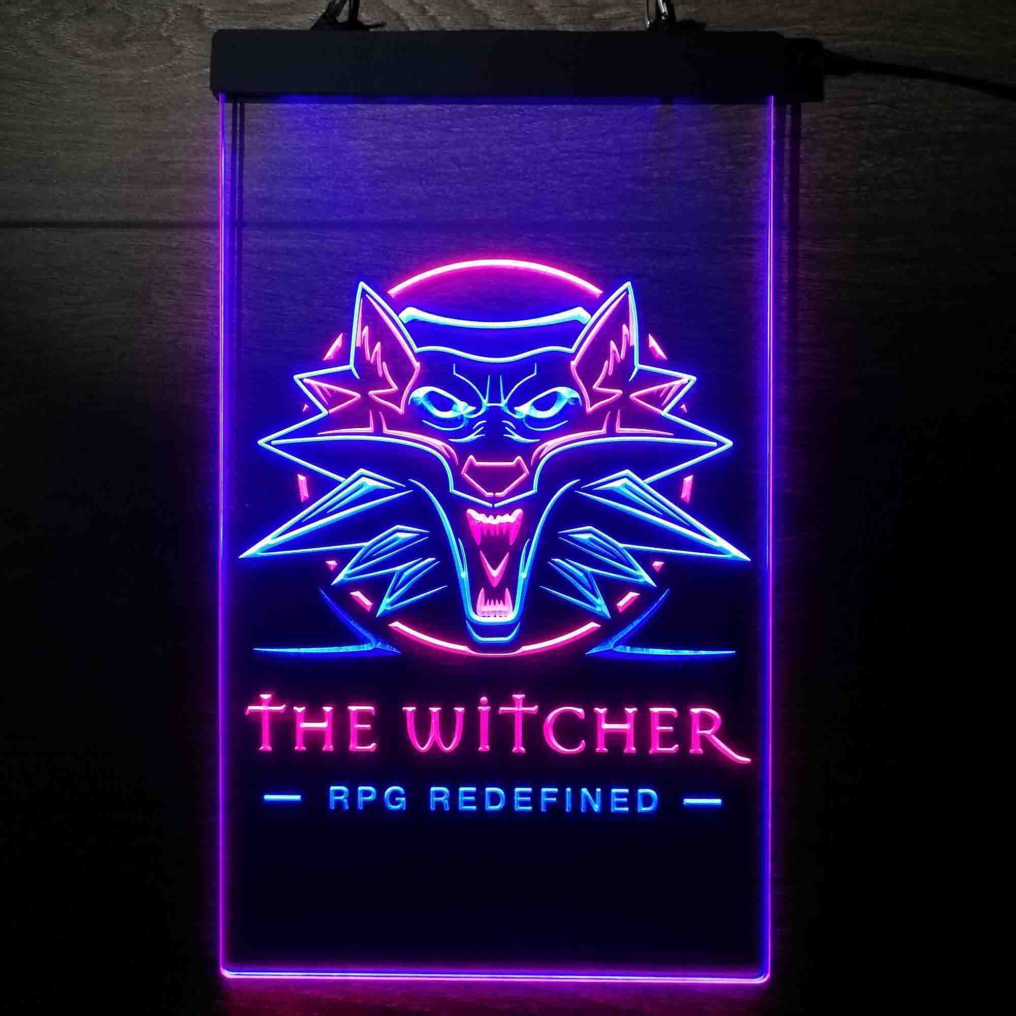 The Witcher 3 Game Geralt Game Room Neon Light LED Light Sign