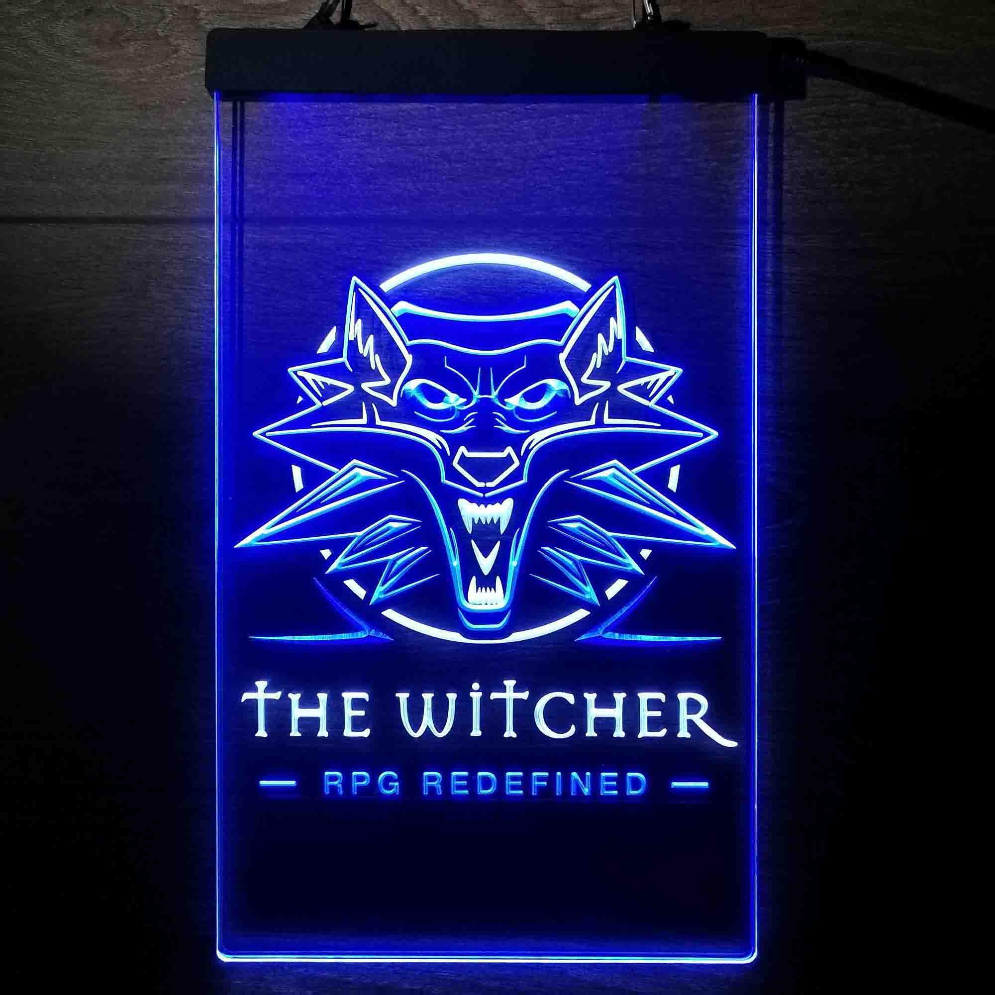 The Witcher 3 Game Geralt Game Room Neon Light LED Light Sign