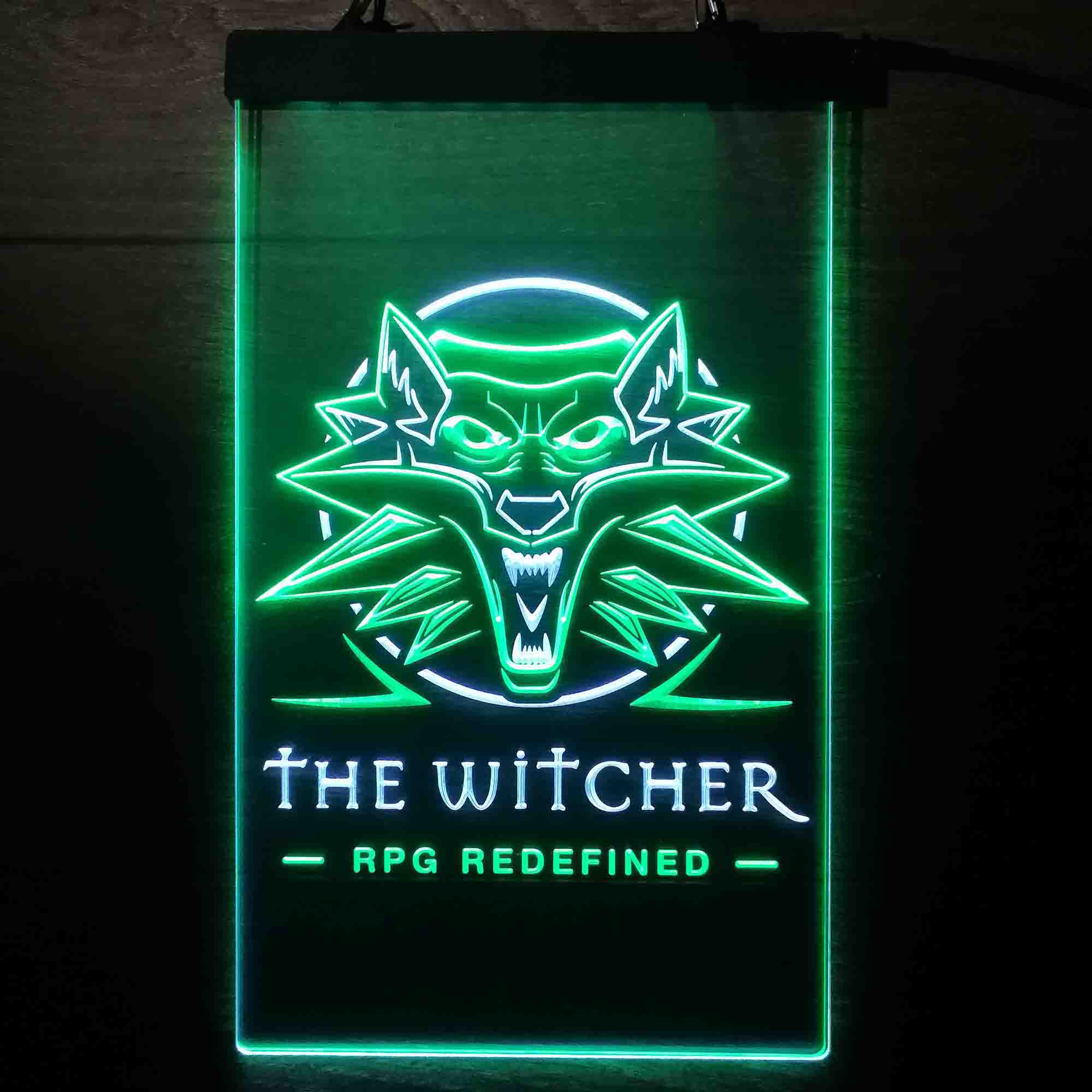 The Witcher 3 Game Geralt Game Room Neon Light LED Light Sign