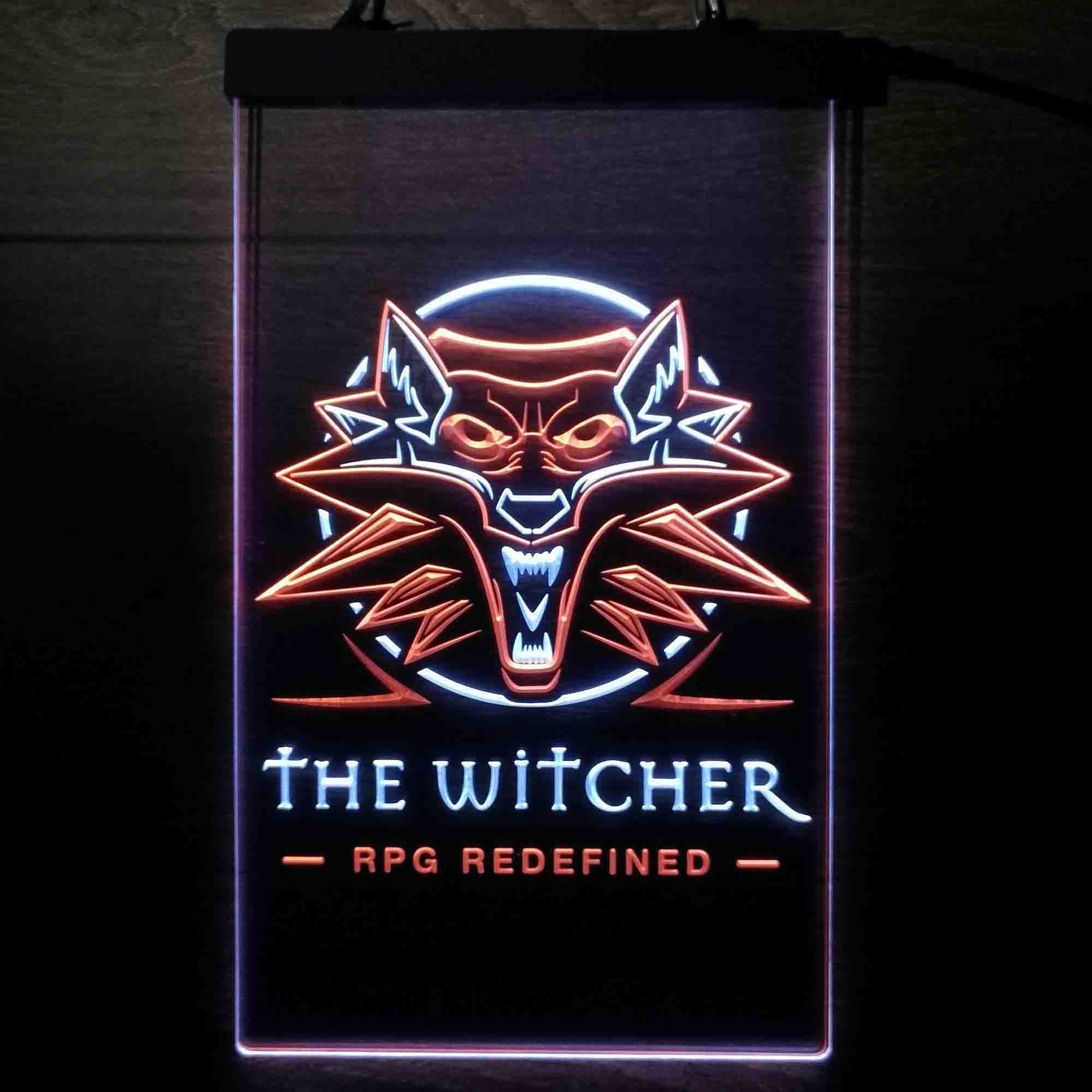 The Witcher 3 Game Geralt Game Room Neon Light LED Light Sign