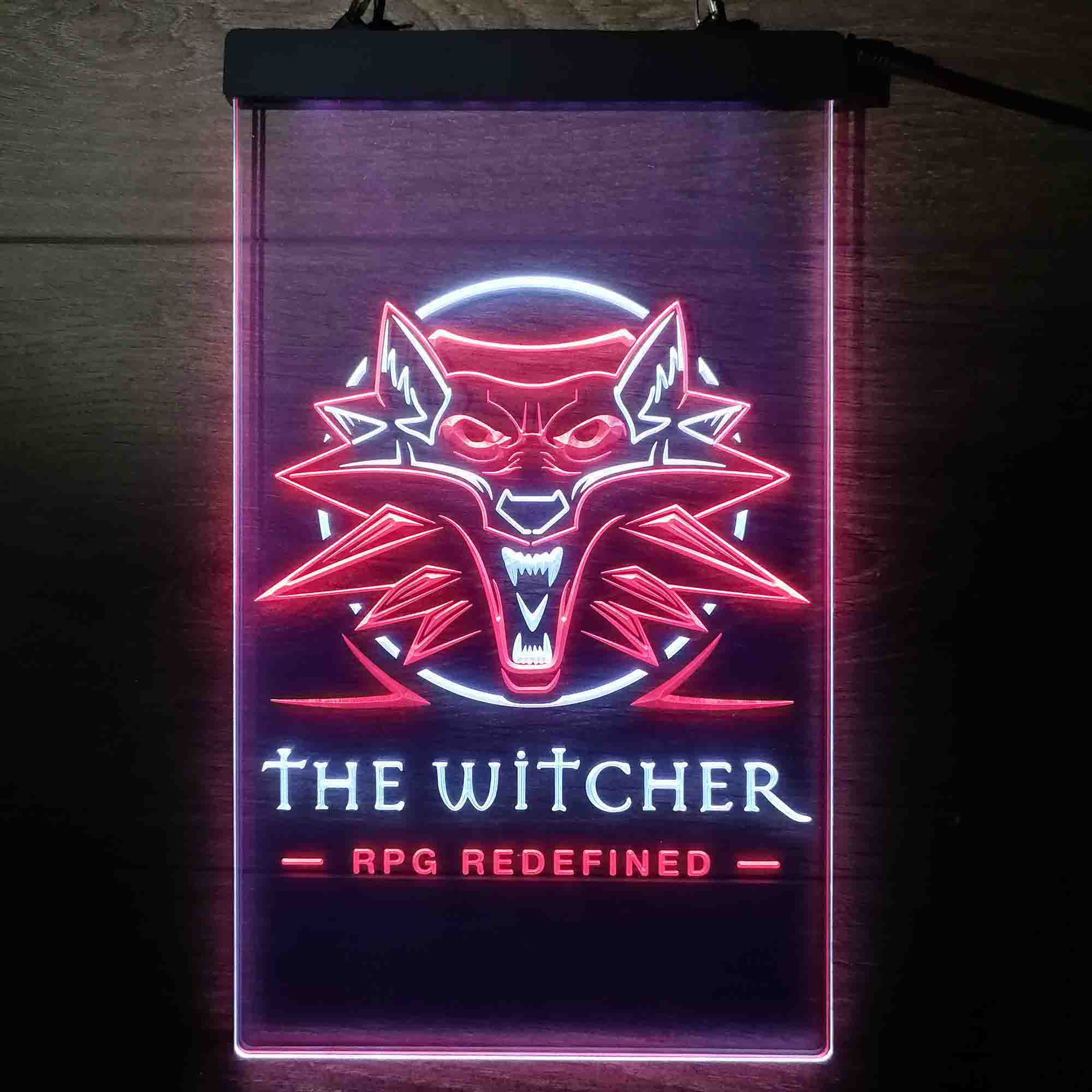 The Witcher 3 Game Geralt Game Room Neon Light LED Light Sign