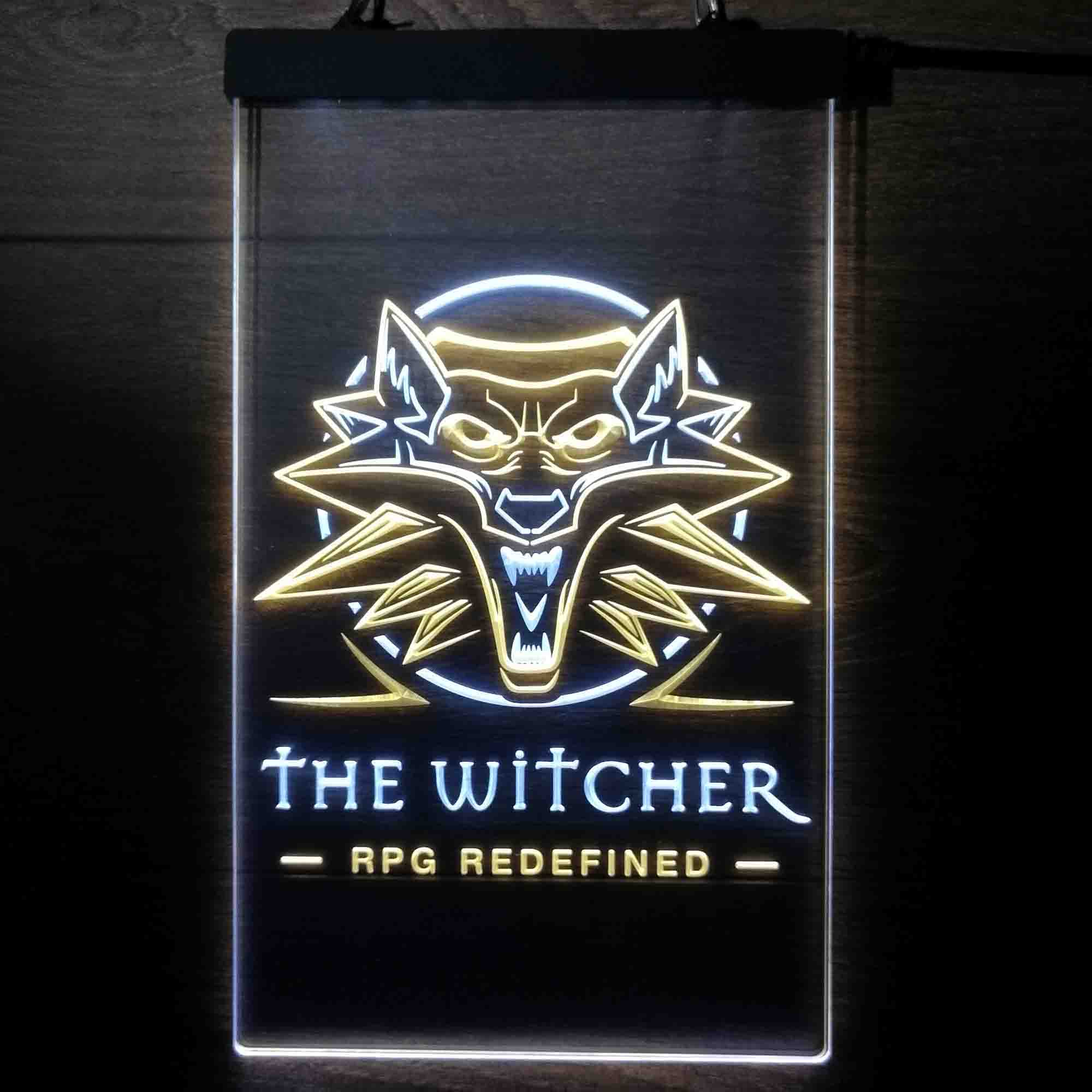 The Witcher 3 Game Geralt Game Room Neon Light LED Light Sign