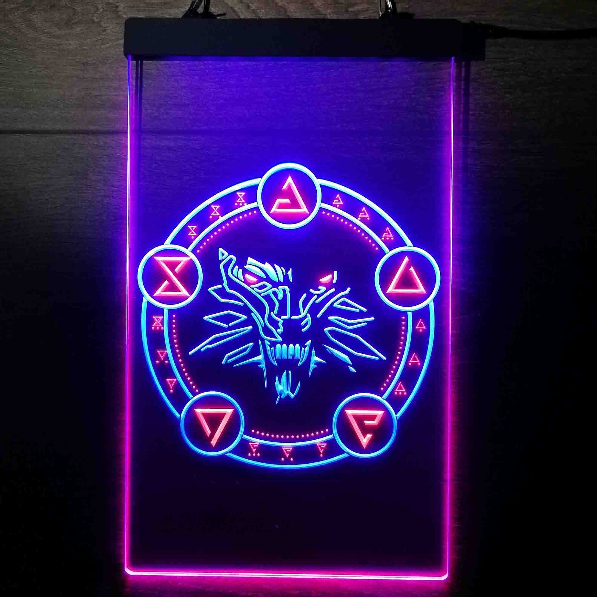 The Witcher Wolf Game Room Neon Light LED Light Sign