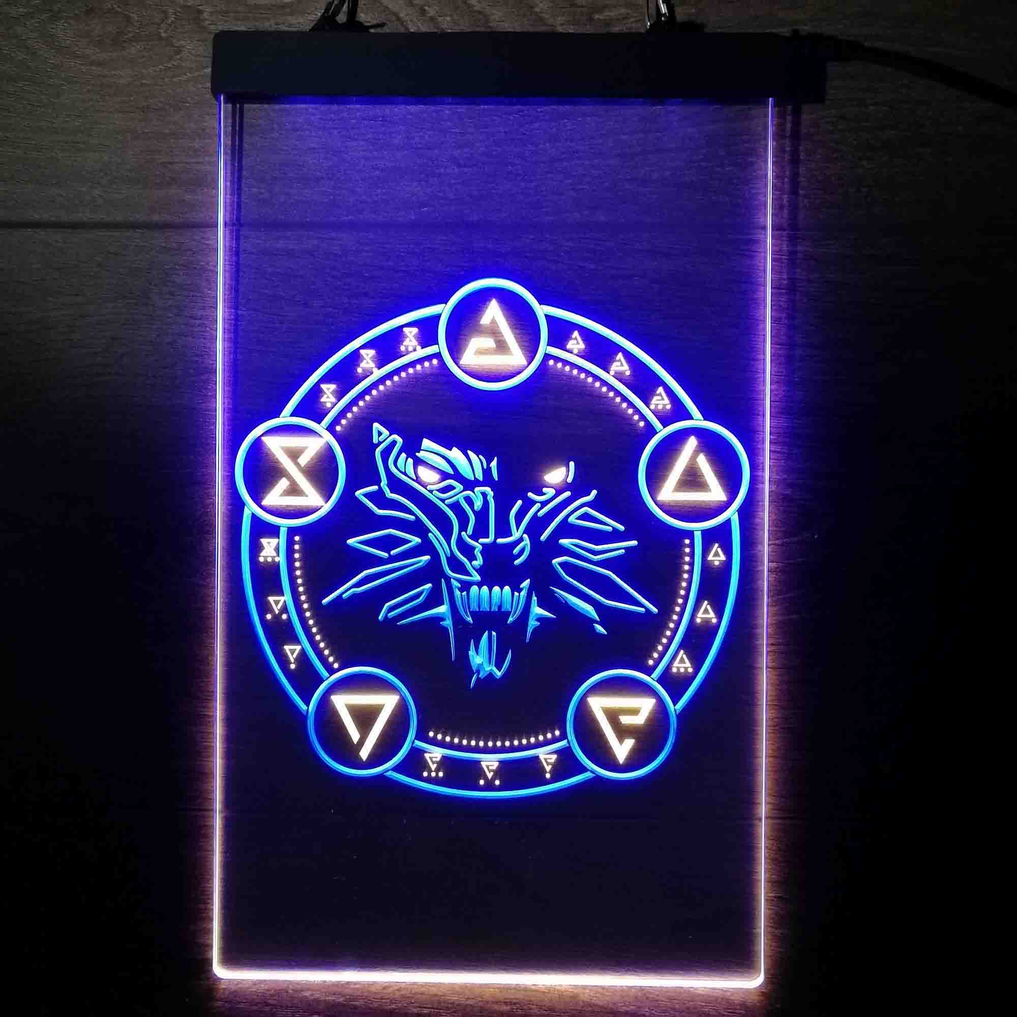 The Witcher Wolf Game Room Neon Light LED Light Sign