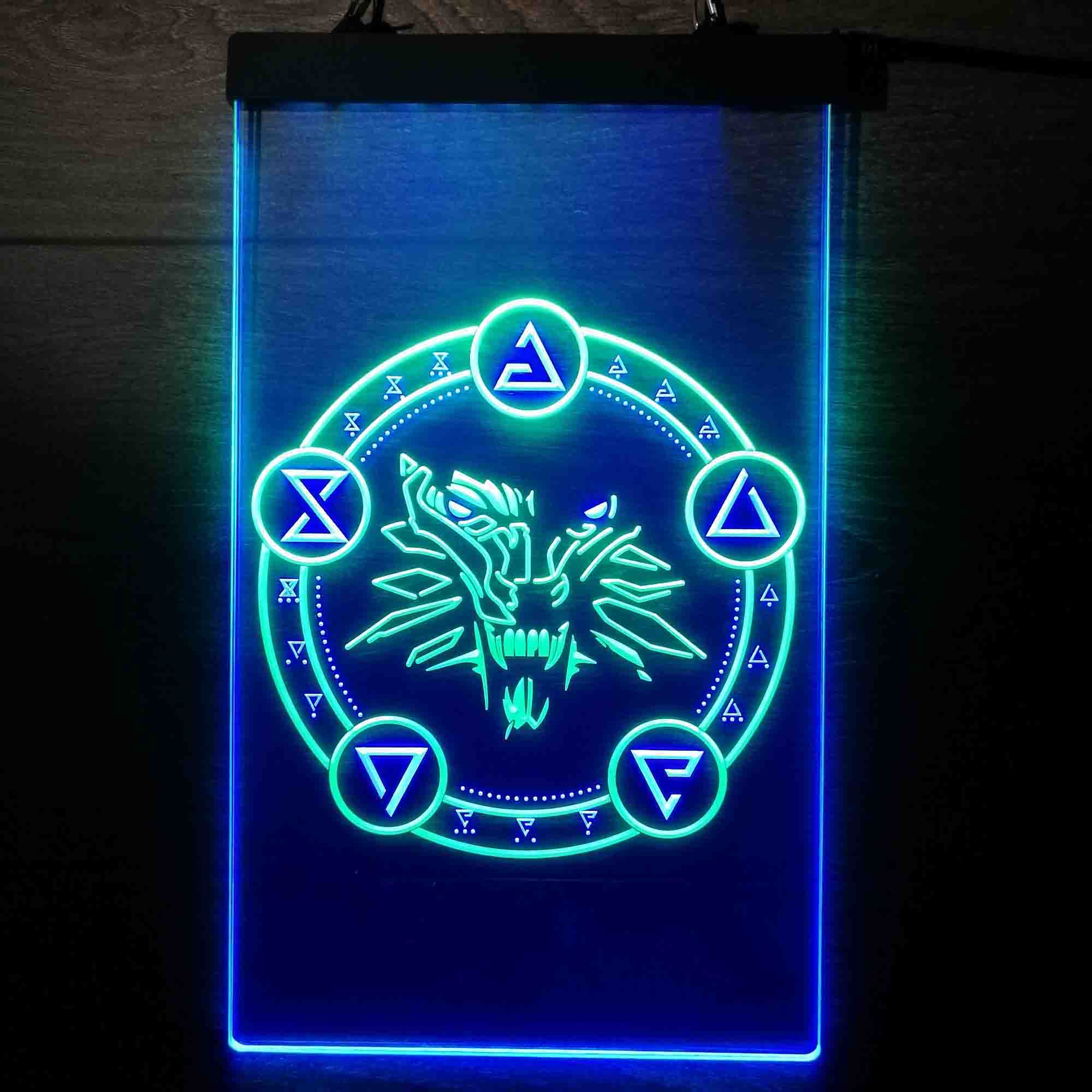 The Witcher Wolf Game Room Neon Light LED Light Sign