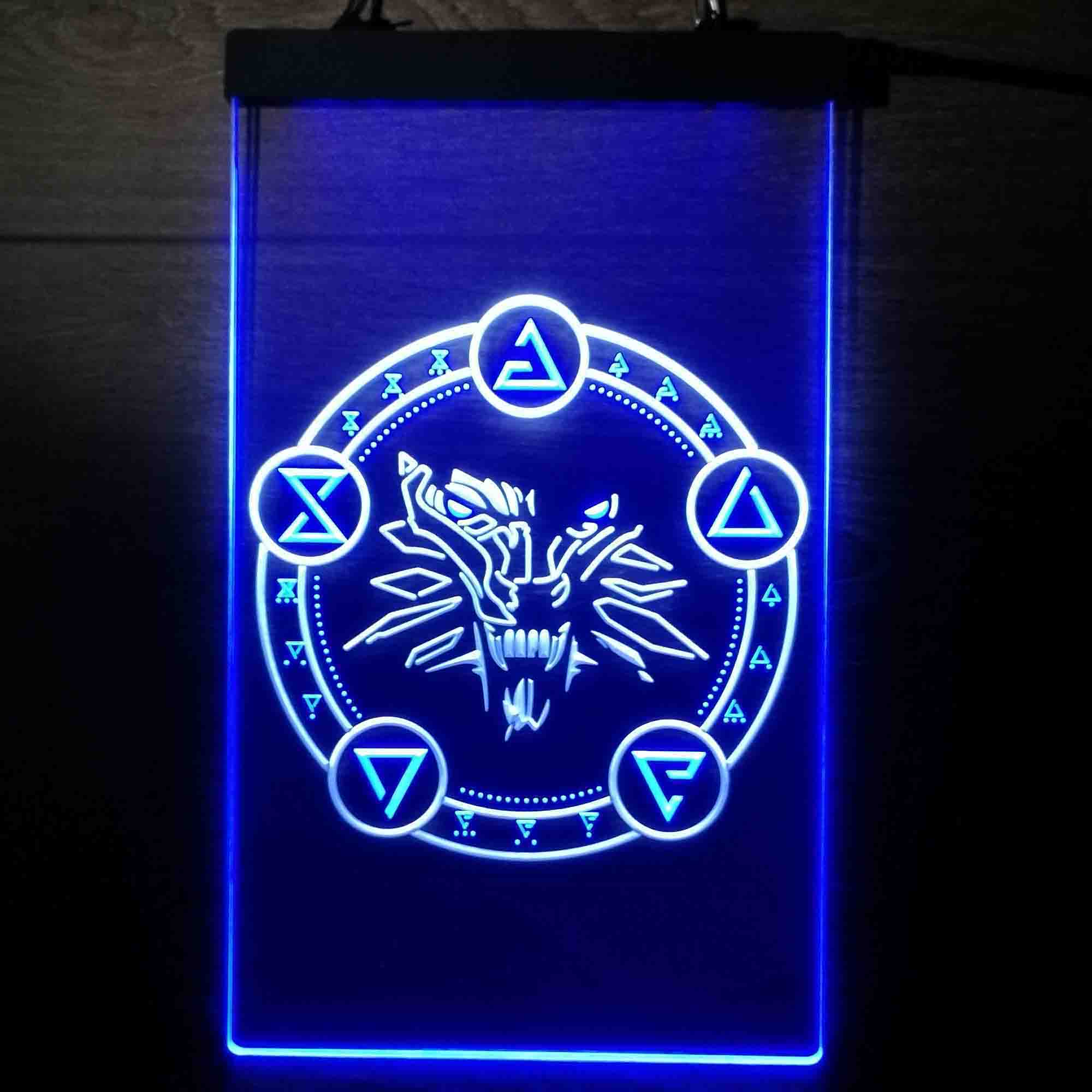 The Witcher Wolf Game Room Neon Light LED Light Sign