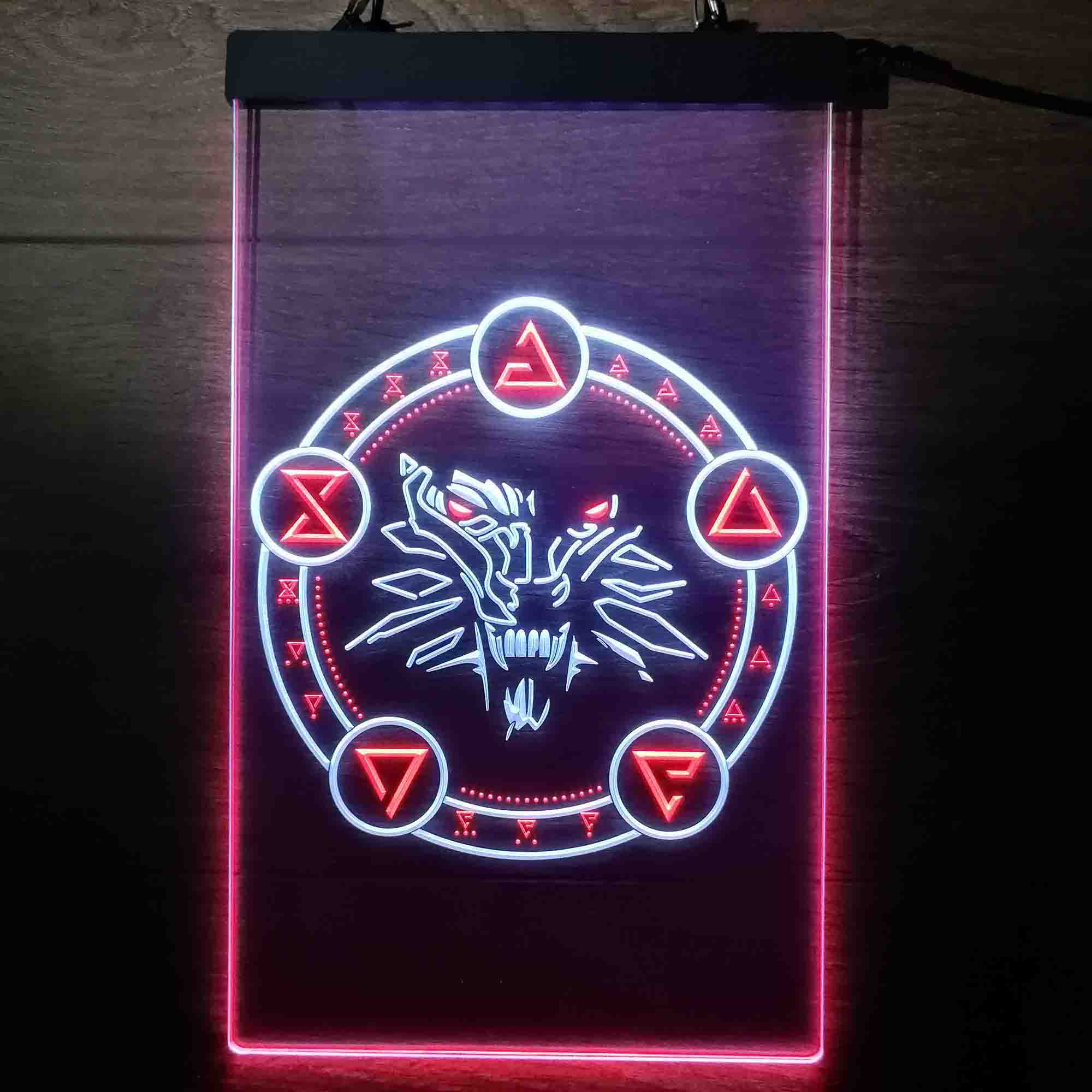 The Witcher Wolf Game Room Neon Light LED Light Sign