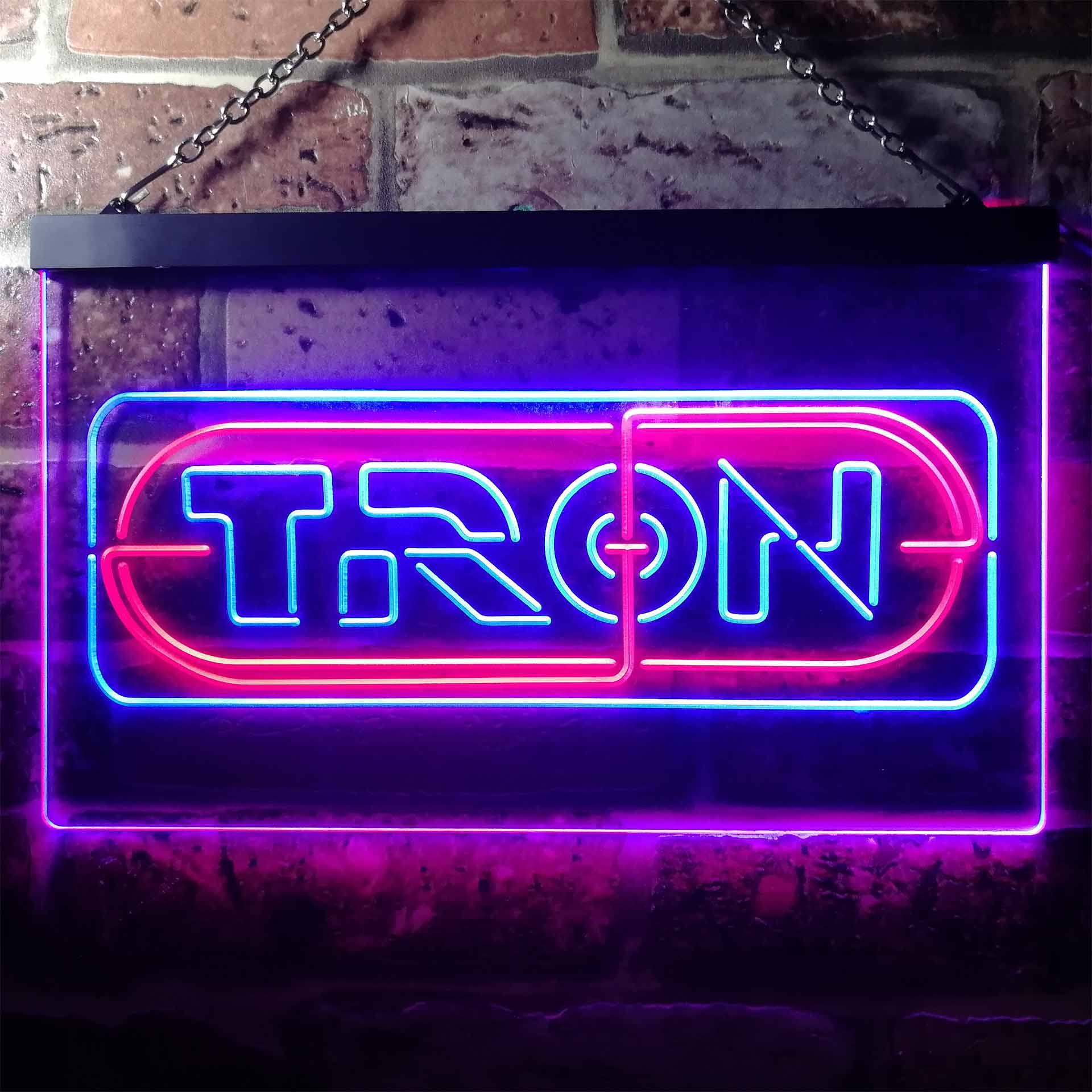 Tron Movie Fiction Dual Color LED Light Sign ProLedSign