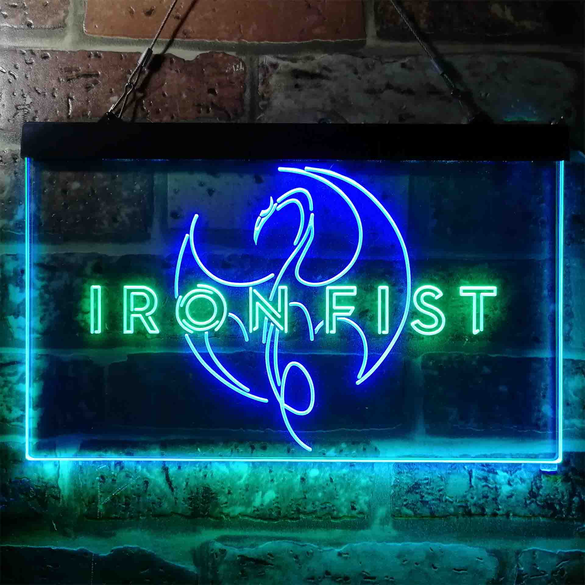 Iron Fist Neon-like LED Light Sign on sale!
