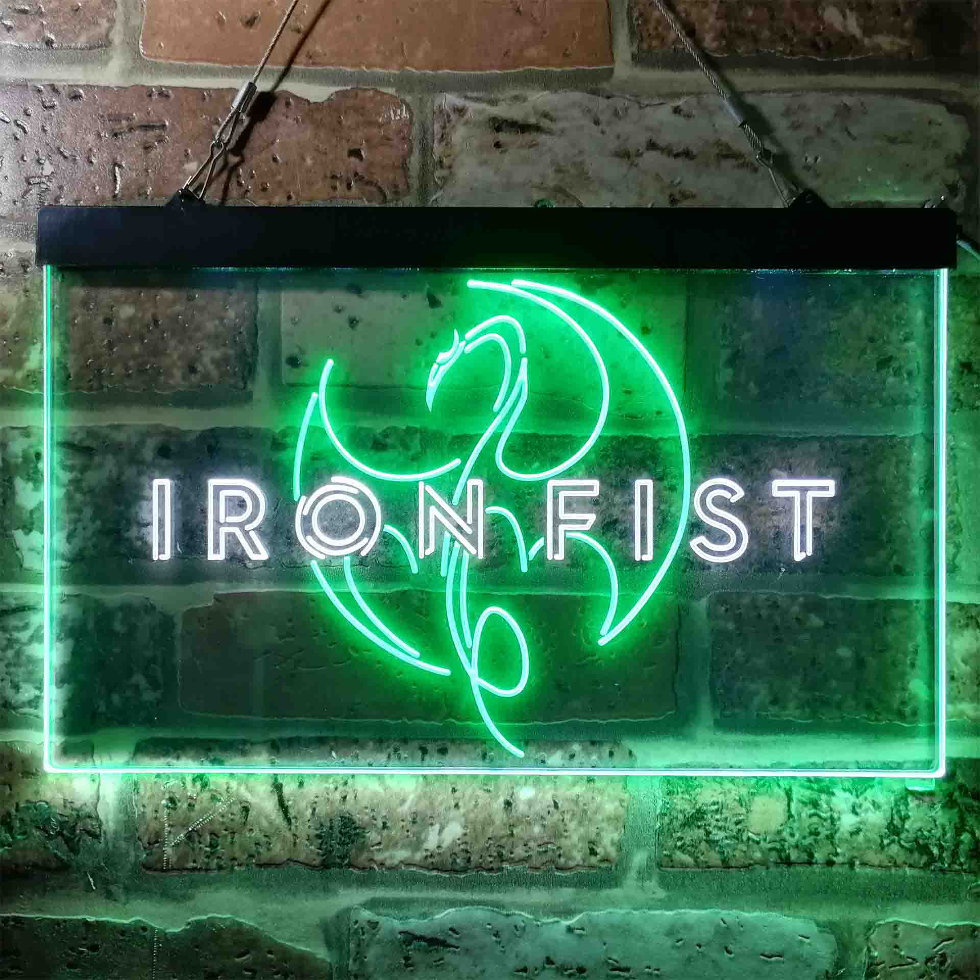 Iron Fist Neon-like LED Light Sign on sale!