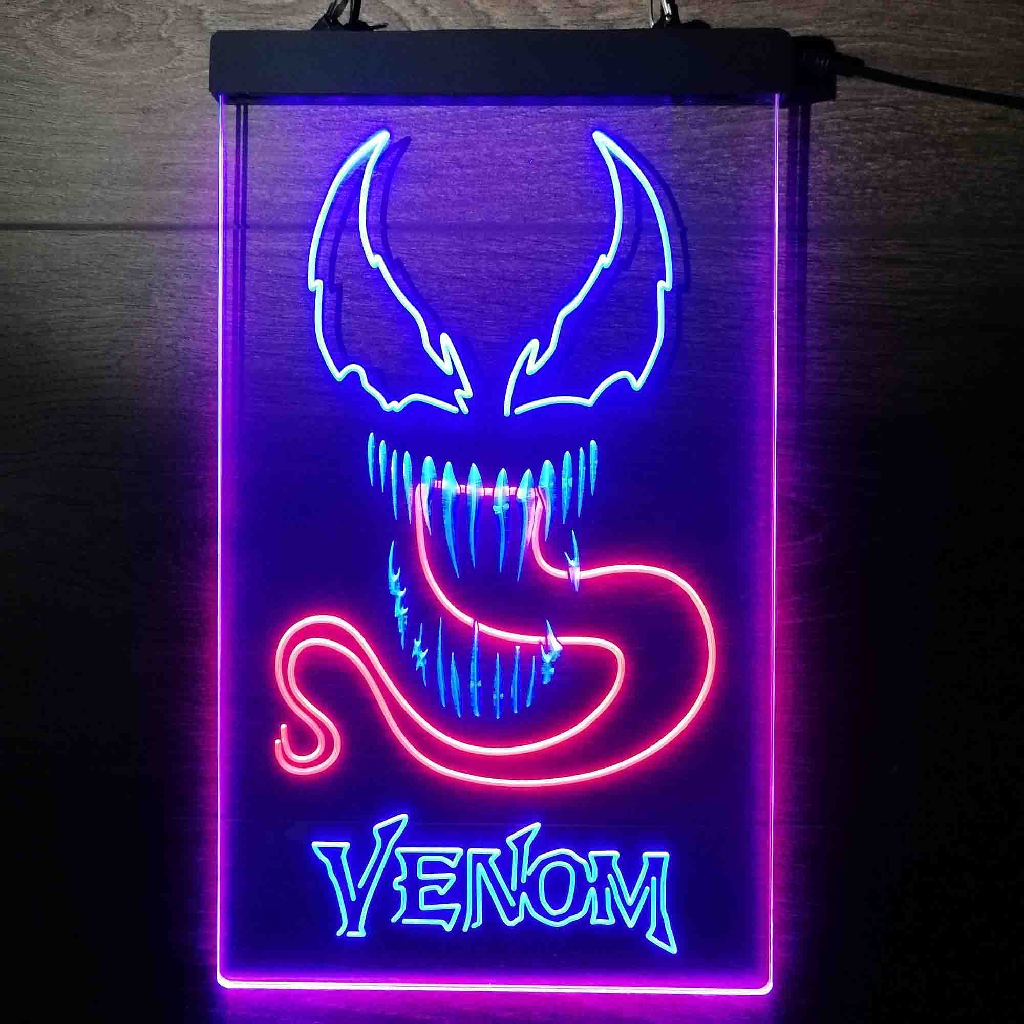 Venom Marvels Superhero Game Room Neon Light LED Light Sign