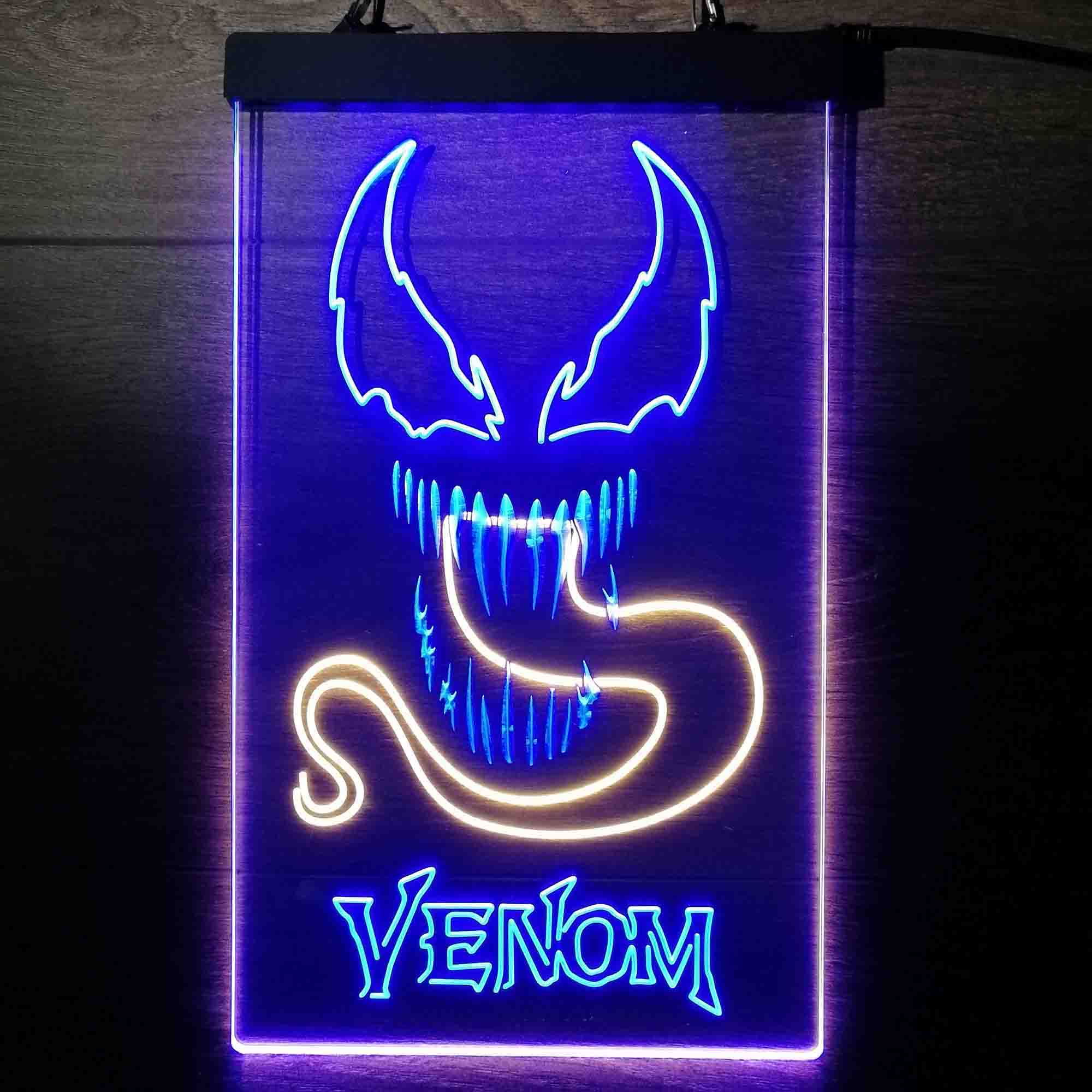 Venom Marvels Superhero Game Room Neon Light LED Light Sign