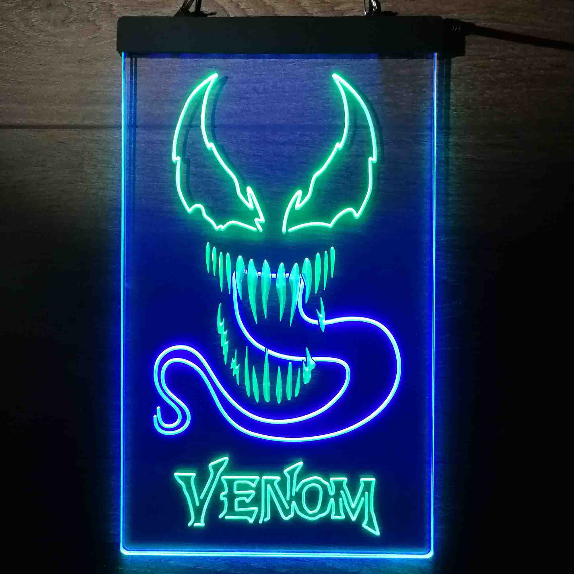 Venom Marvels Superhero Game Room Neon Light LED Light Sign