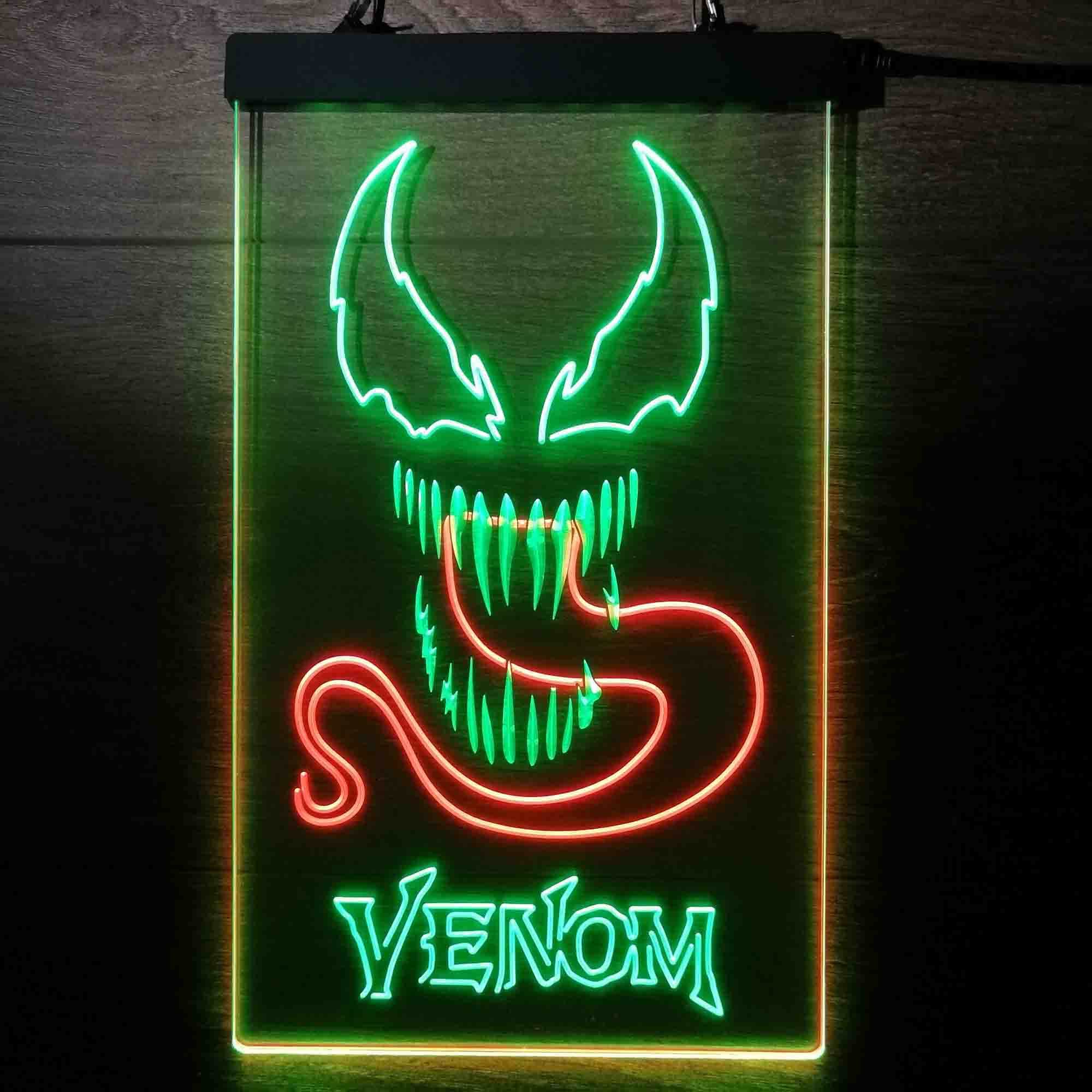 Venom Marvels Superhero Game Room Neon Light LED Light Sign