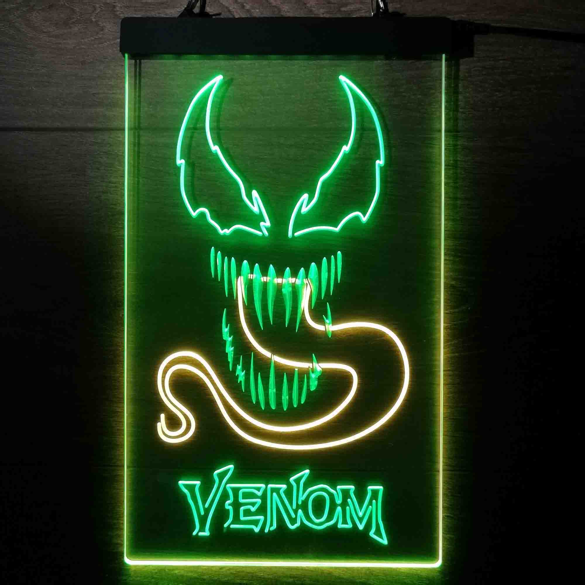 Venom Marvels Superhero Game Room Neon Light LED Light Sign