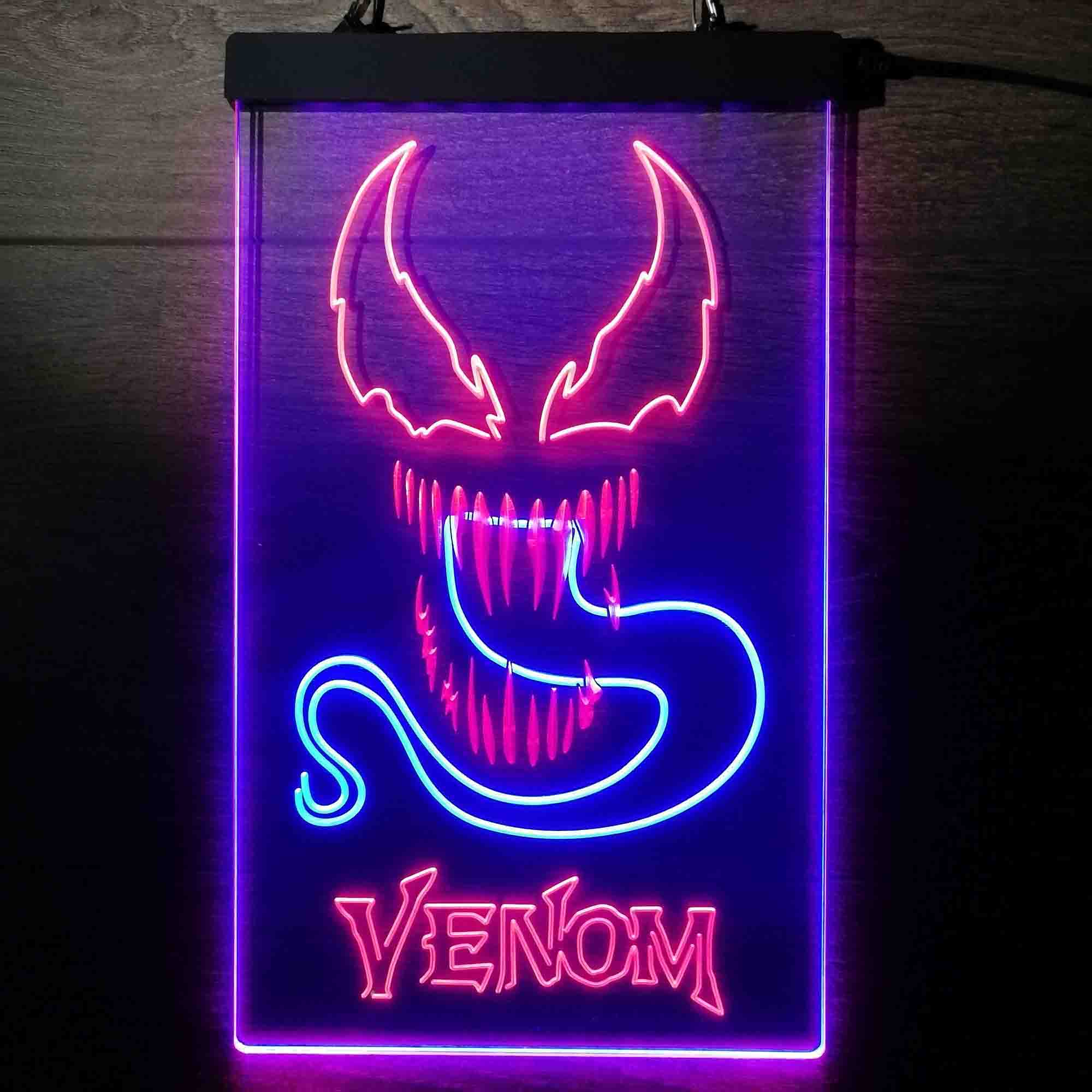 Venom Marvels Superhero Game Room Neon Light LED Light Sign