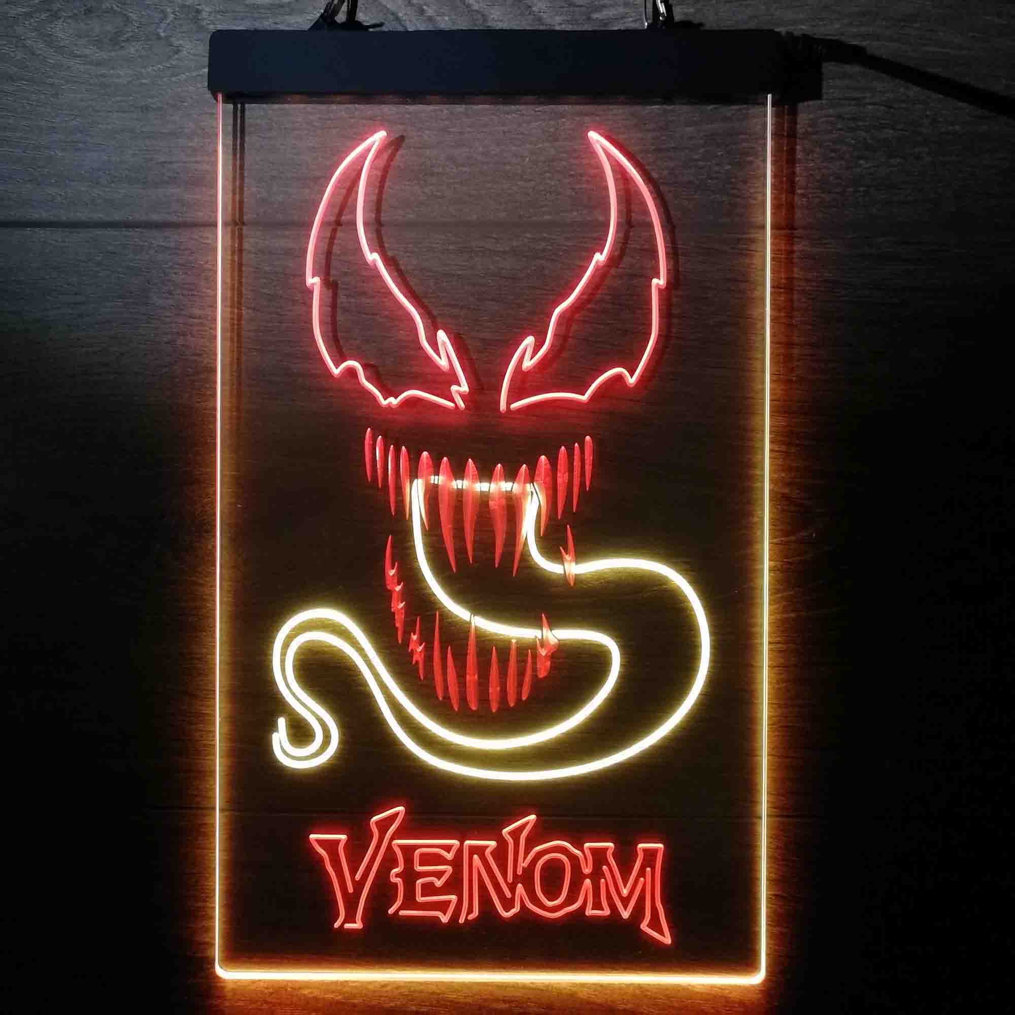 Venom Marvels Superhero Game Room Neon Light LED Light Sign