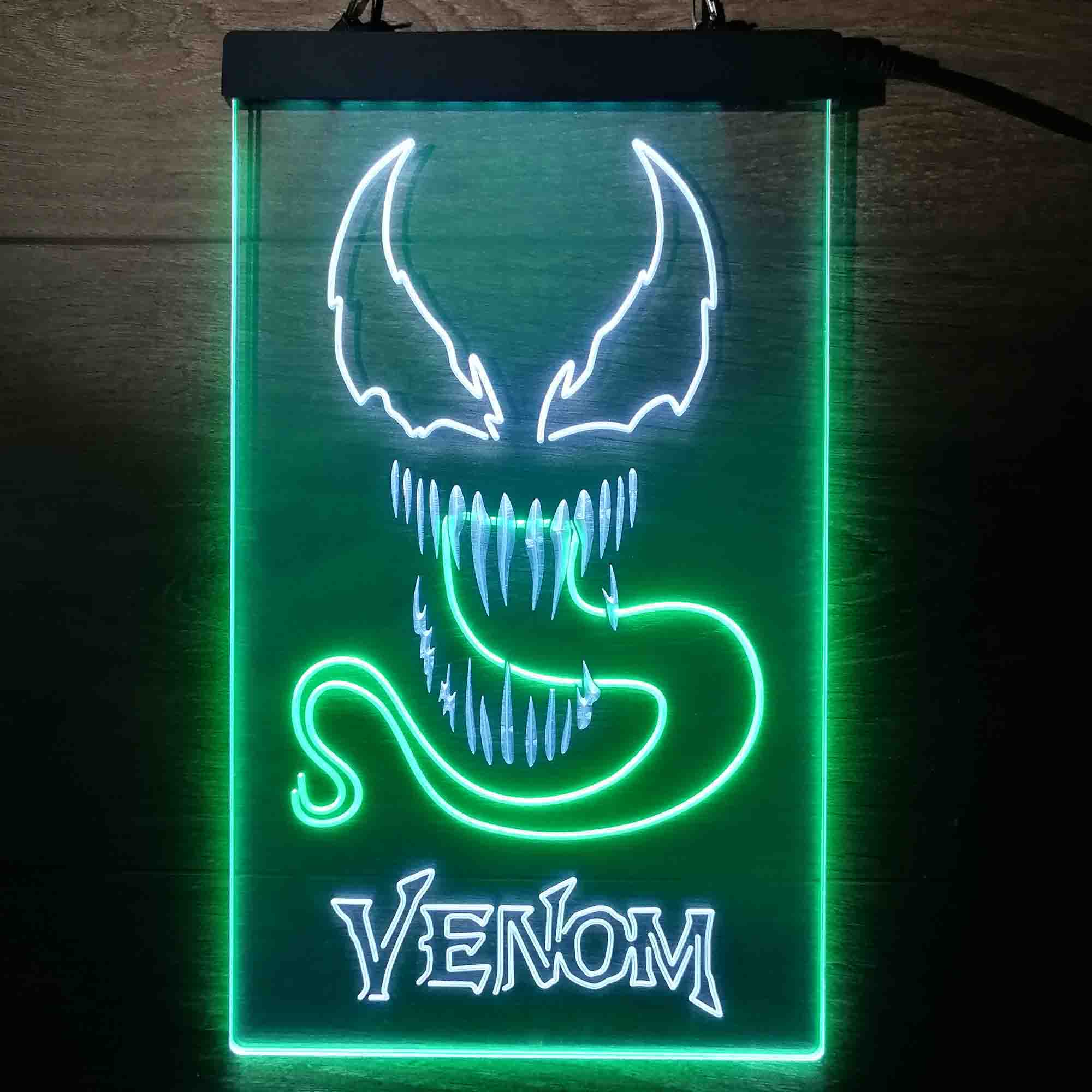 Venom Marvels Superhero Game Room Neon Light LED Light Sign