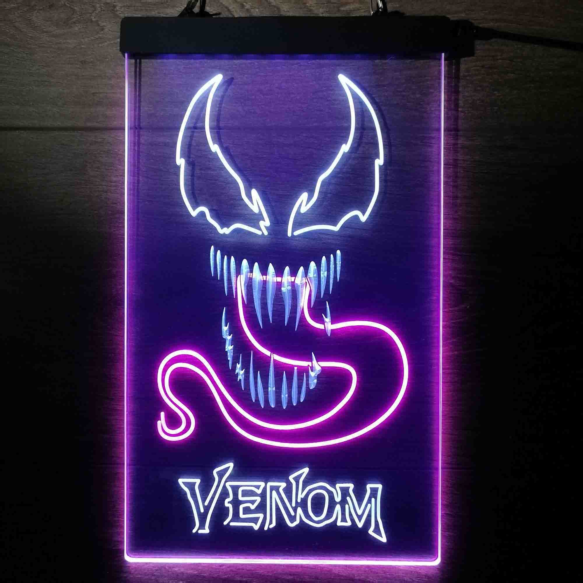 Venom Marvels Superhero Game Room Neon Light LED Light Sign