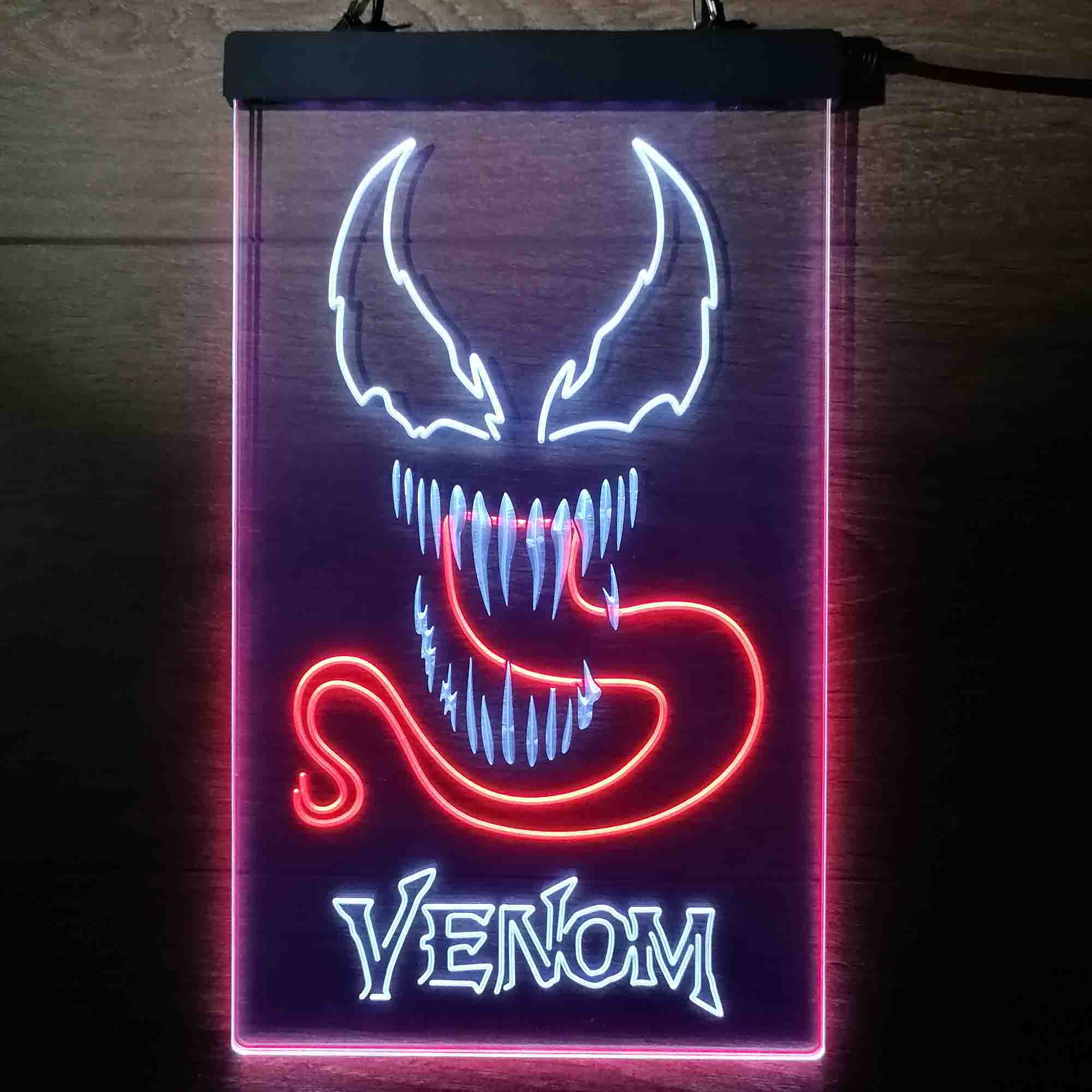 Venom Marvels Superhero Game Room Neon Light LED Light Sign